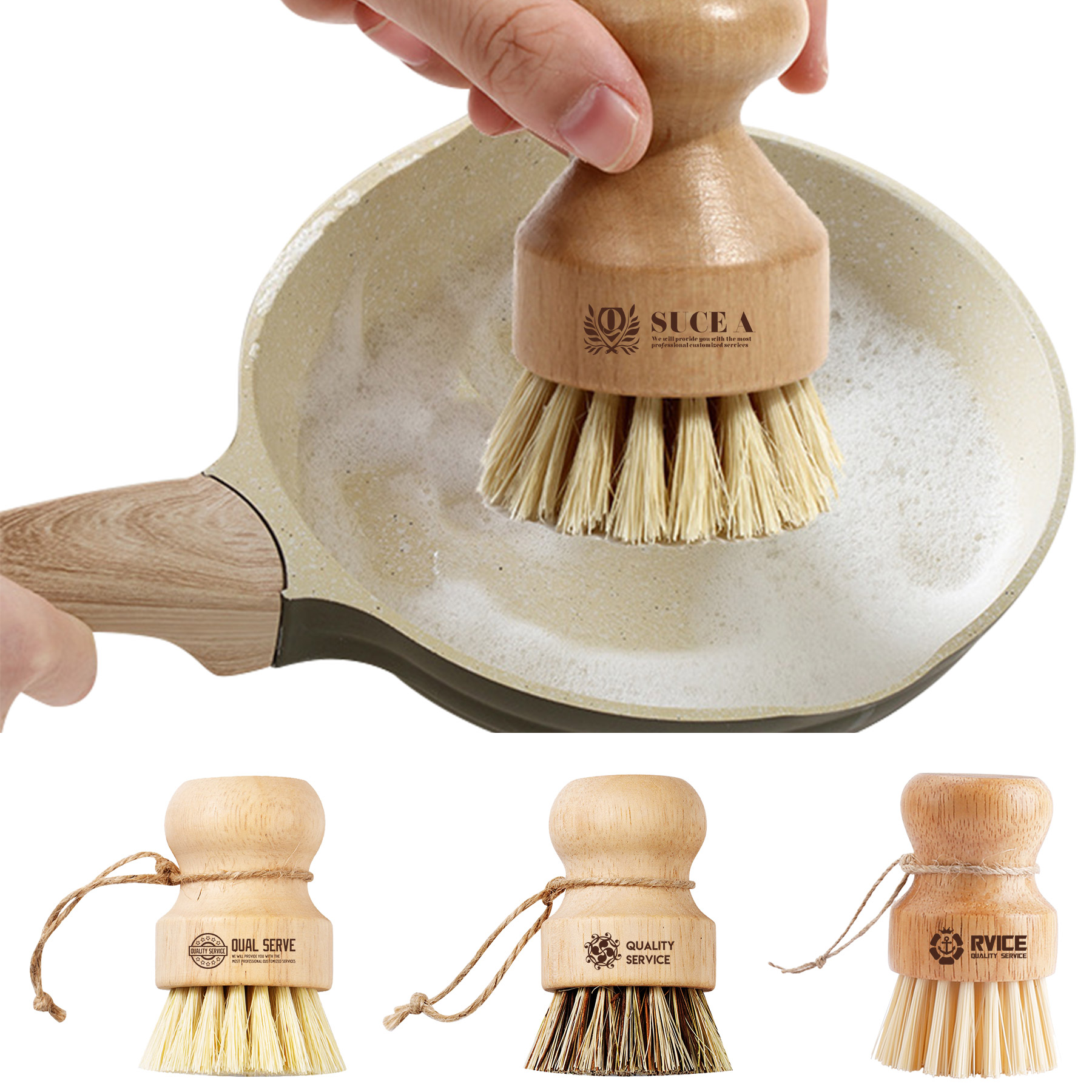 Wooden Dish Brush 2