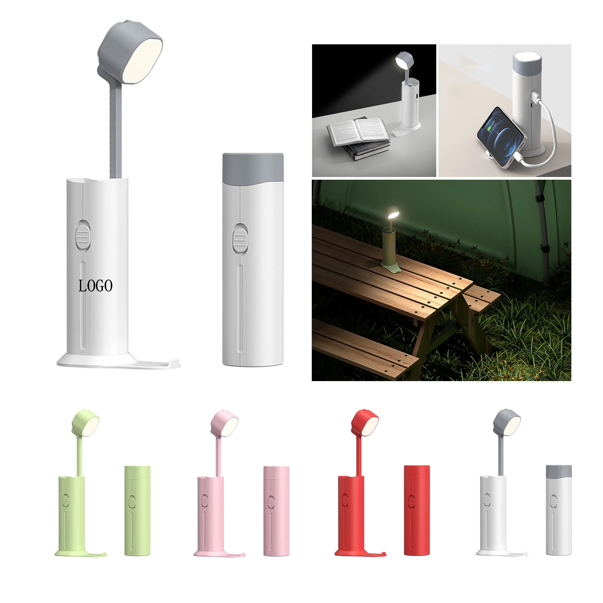 Rechargeable Telescopic Flashlight & LED Desk Lamp 9