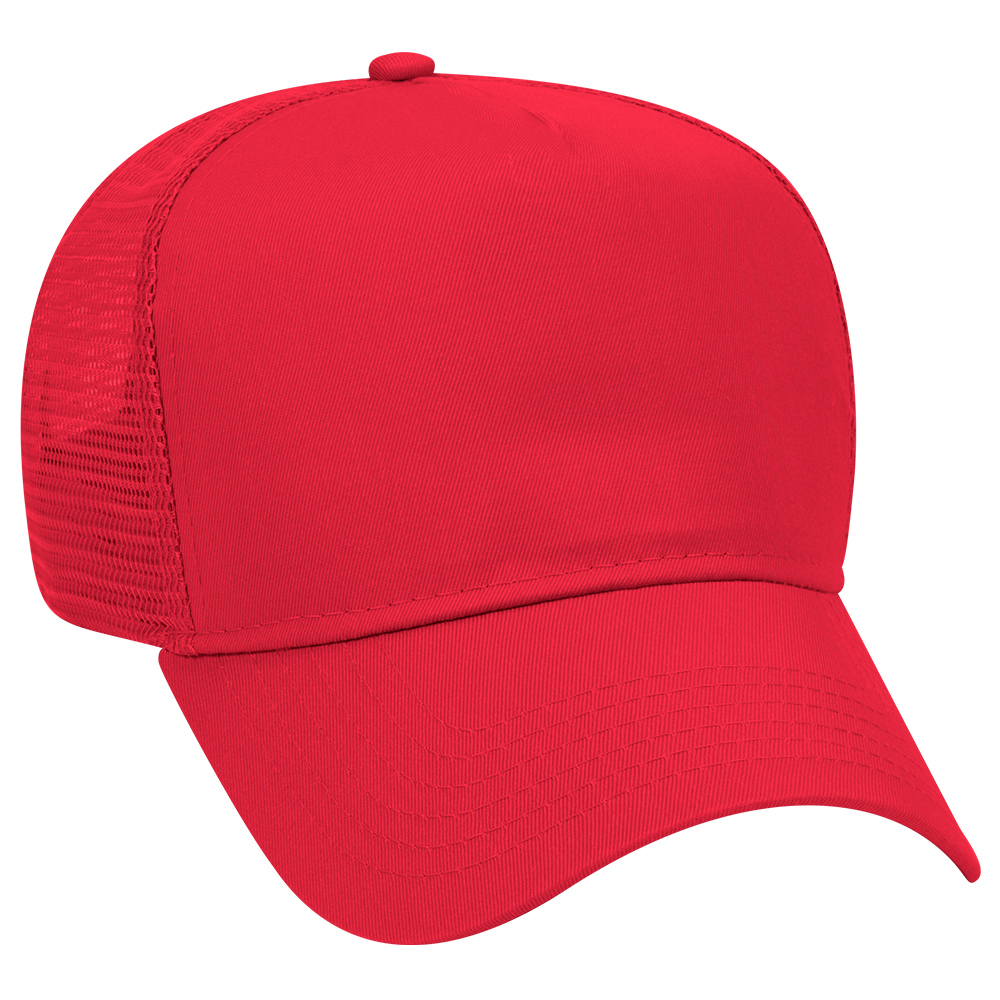 OTTO CAP® 5 Panel Mid Profile Mesh Back Trucker Hat 60