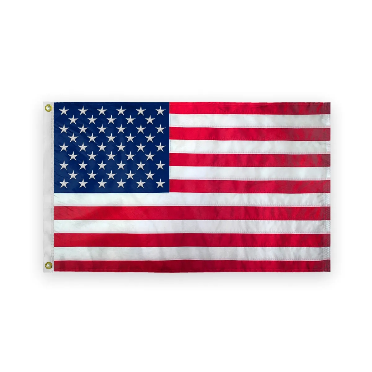 5'x8' USA Spun Polyester Embroidered Flag 2