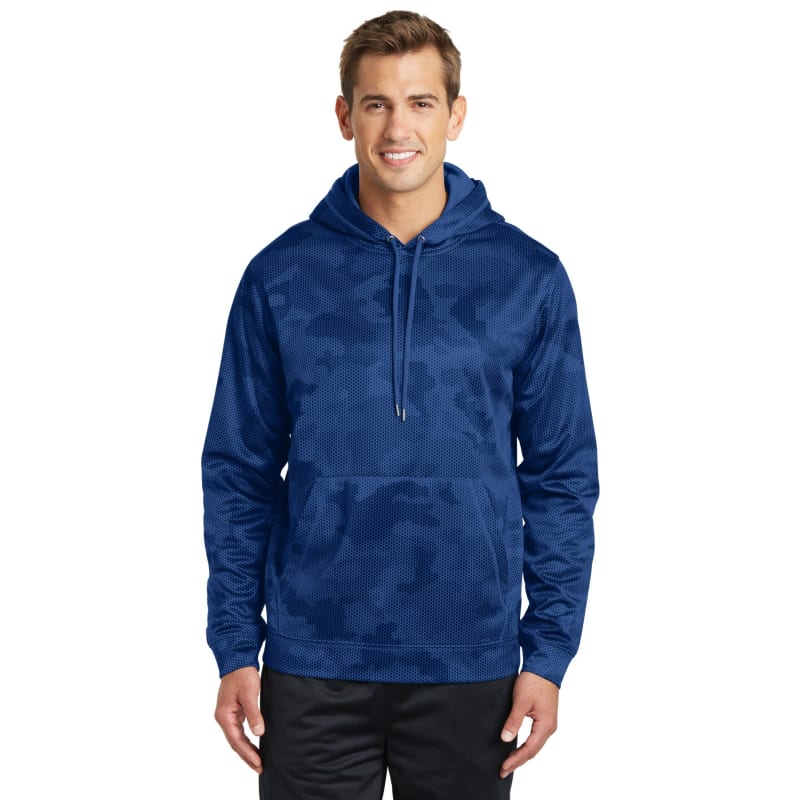 Sport-Tek Sport-Wick CamoHex Fleece Hooded Pullover. 23