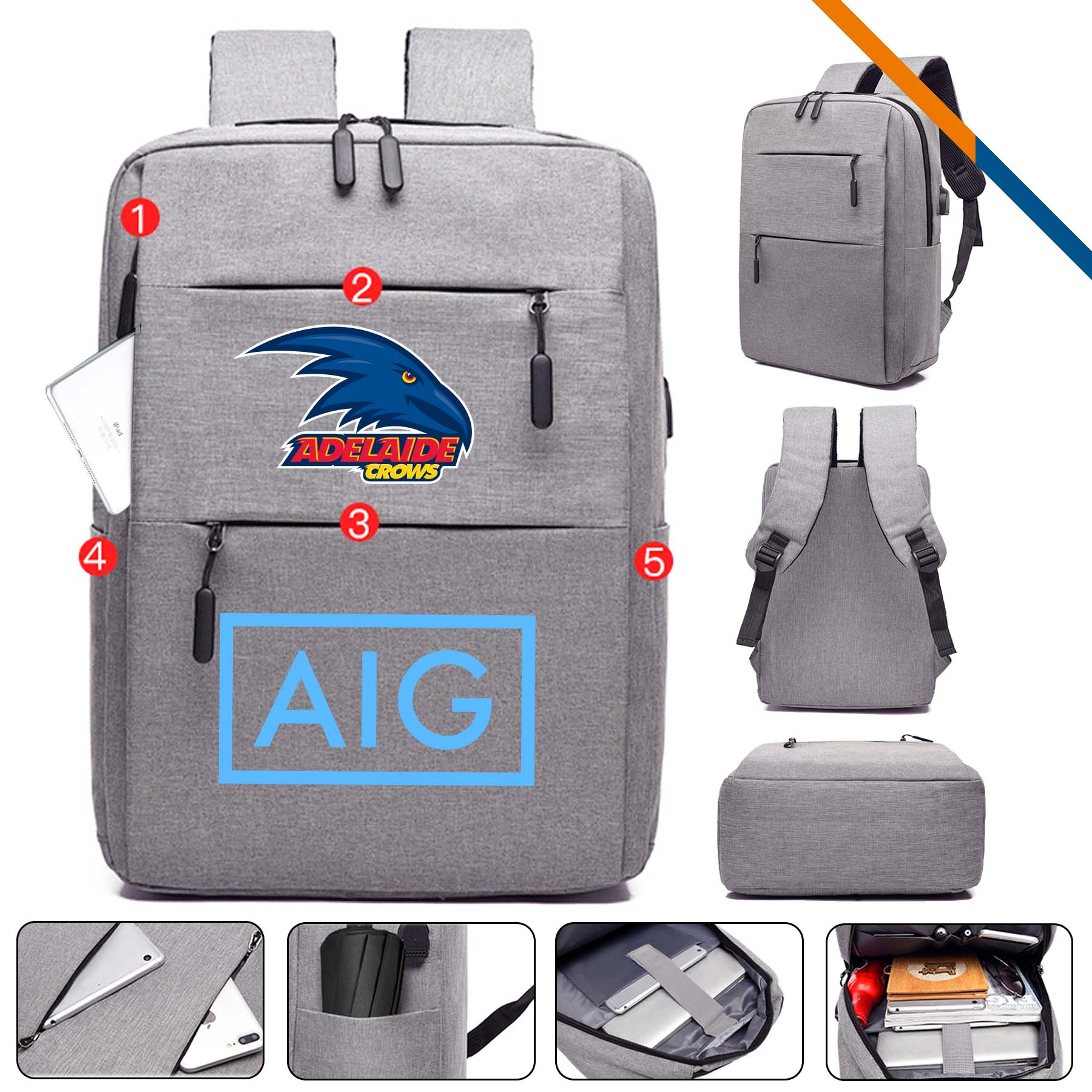 Usa Business Backpack 4