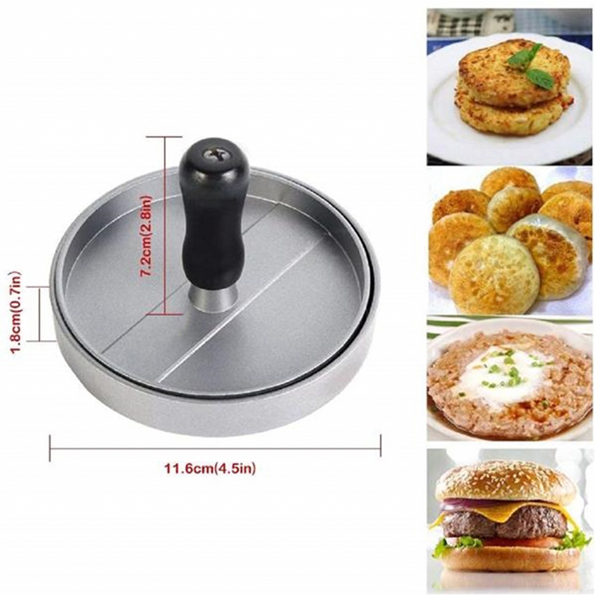Nonstick Aluminum Burger Press 4