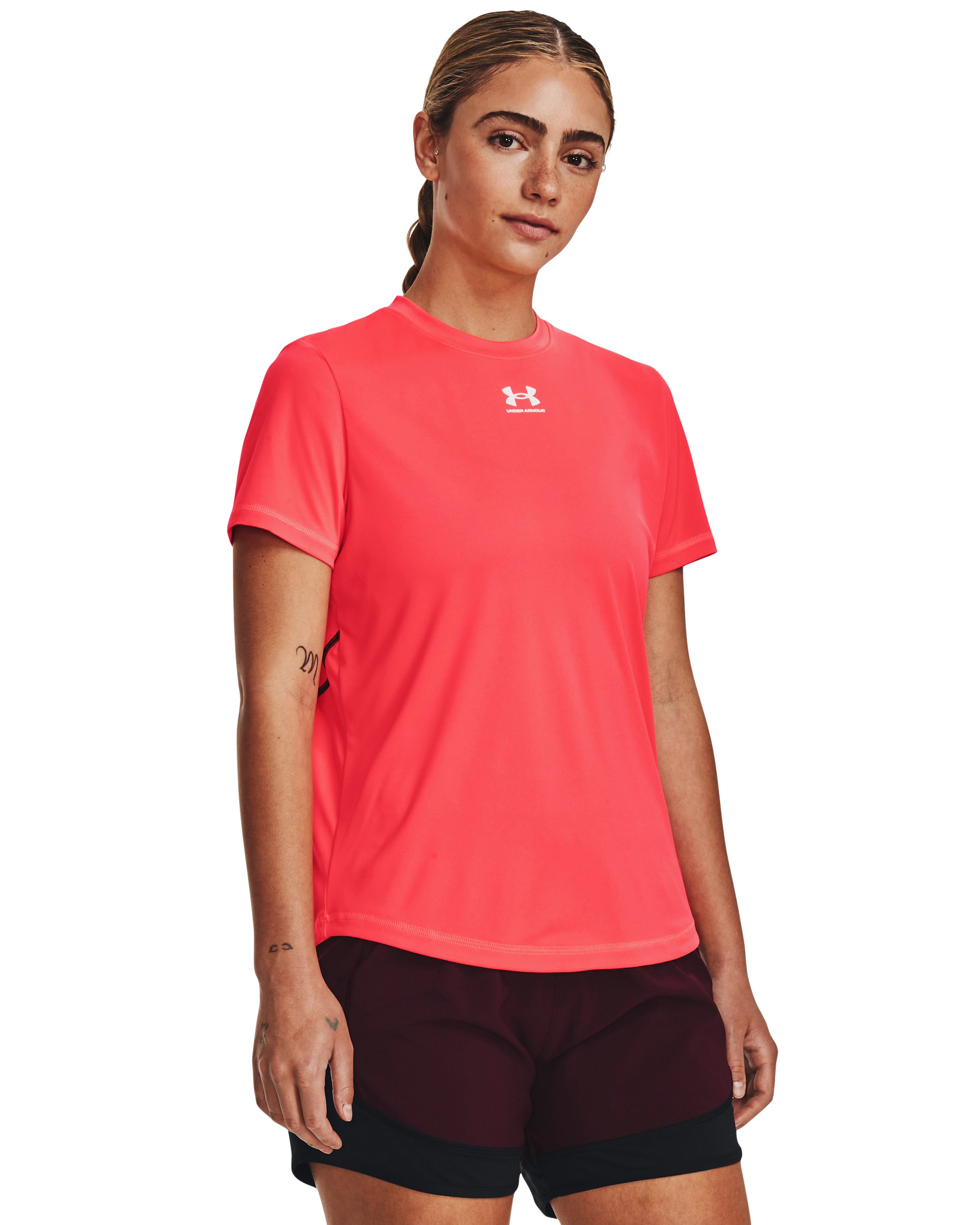 UA Challenger Pro Women's Training Short Sleeve 4