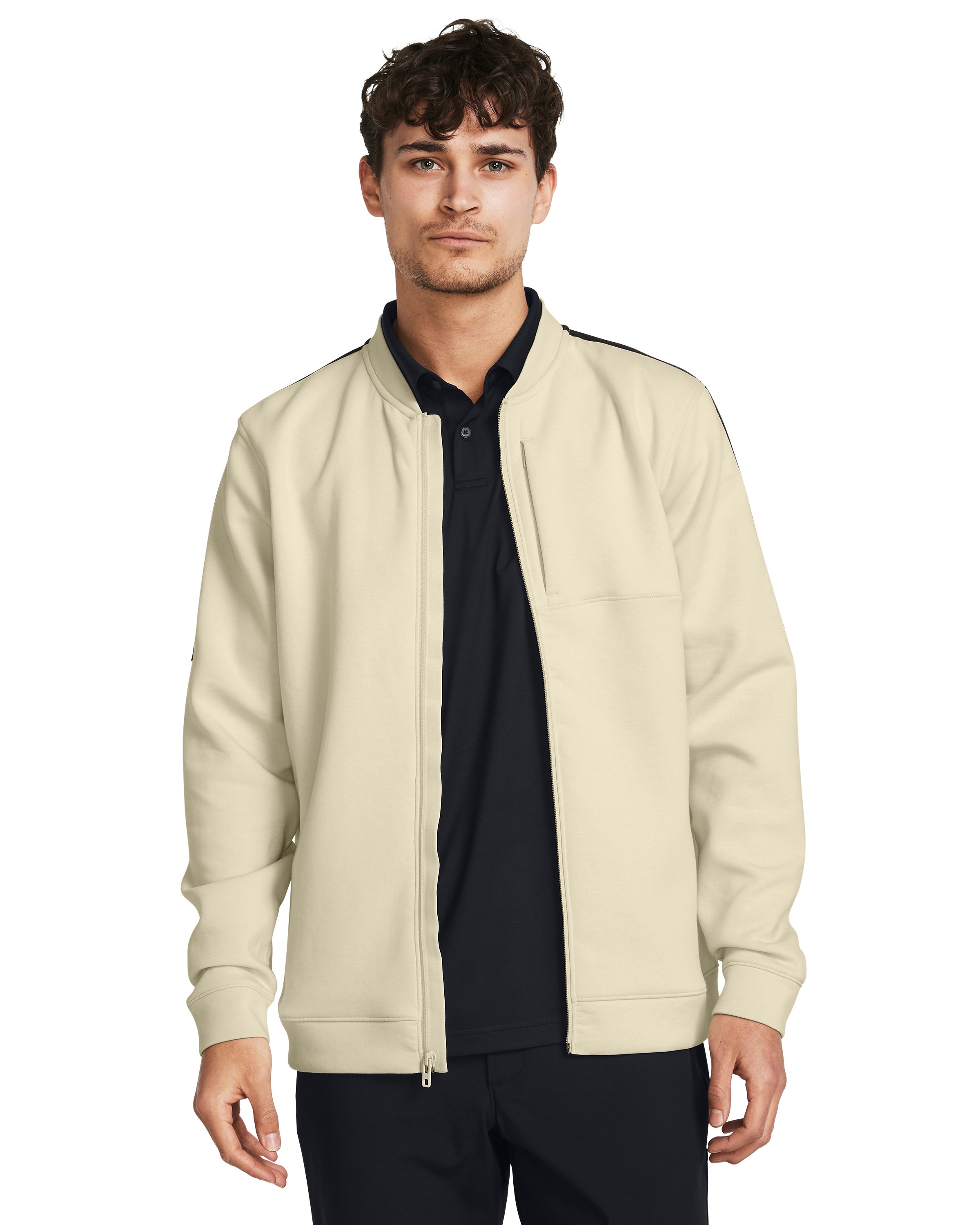 Men's UA Tour Tips Full-Zip Bomber Jacket  3