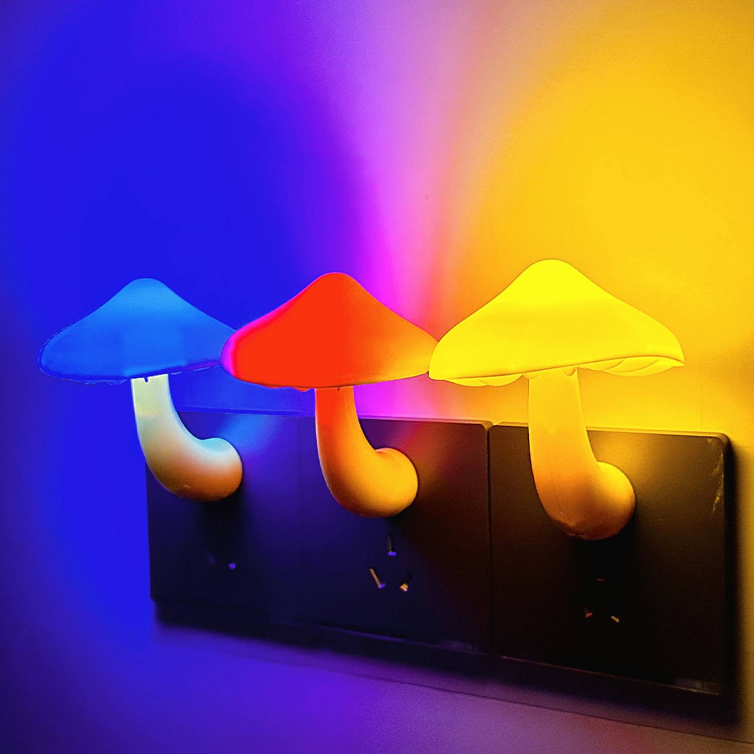 Cartoon Cute Mushroom Smart LED Night Light 6