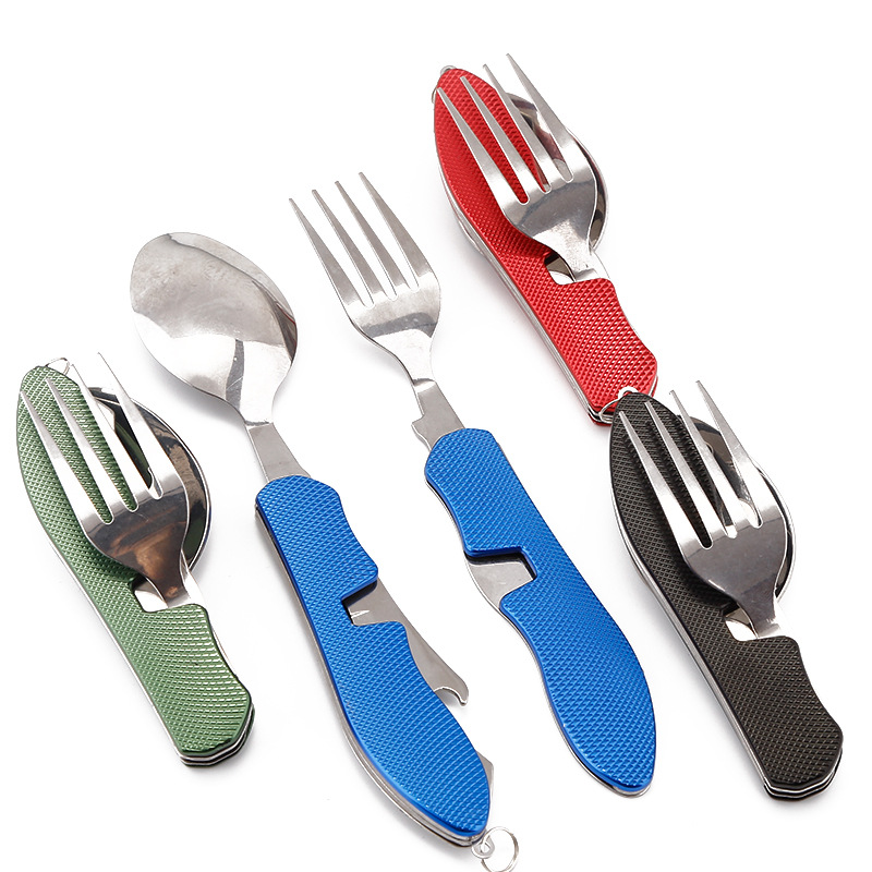 Portable 3 in 1 Foldable Knife set 2