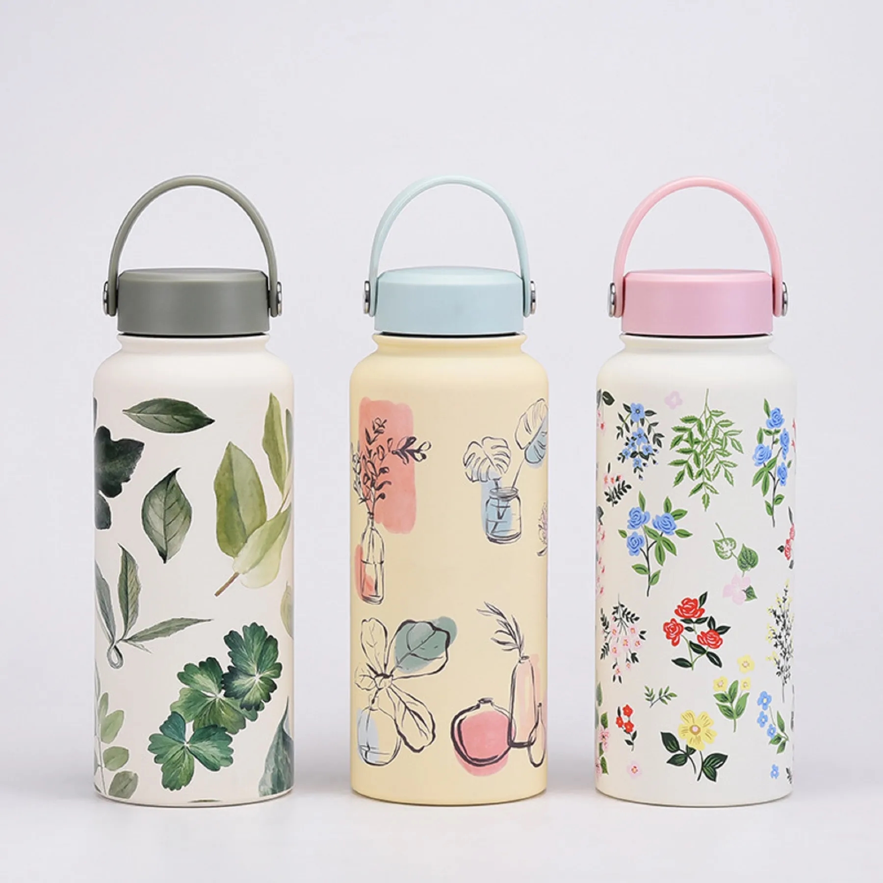 32 Oz. Large Capacity Double Wall Insulated Vacuum Bottle, custom water bottle with logo imprint 2