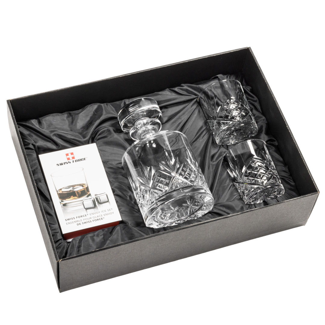 Brinkley Decanter Set & Ice Cubes 10