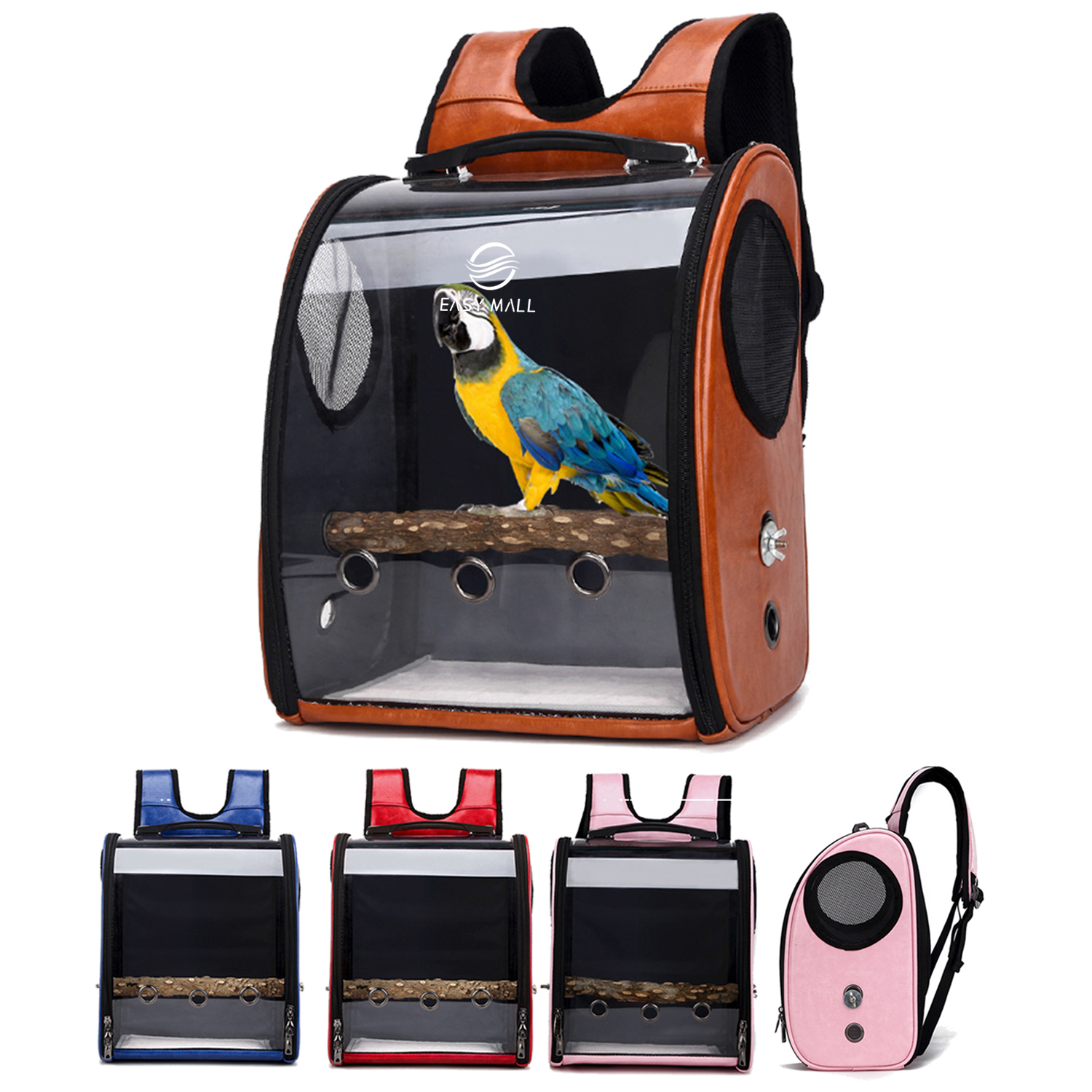 Clear Breathable Parrot Outdoor Backpack 5