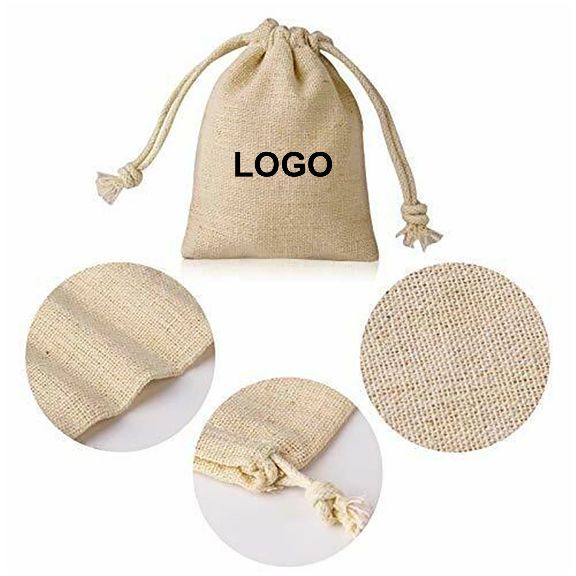 Linen Gift Bags With Drawstring 9