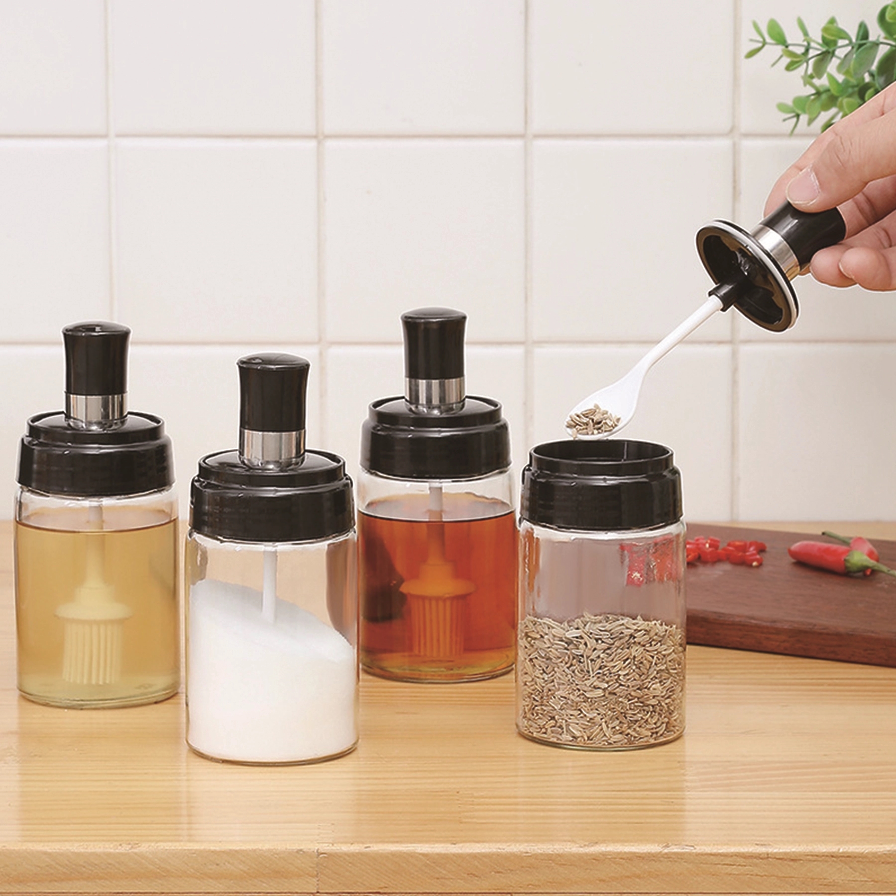 Glass Seasoning Bottle 2