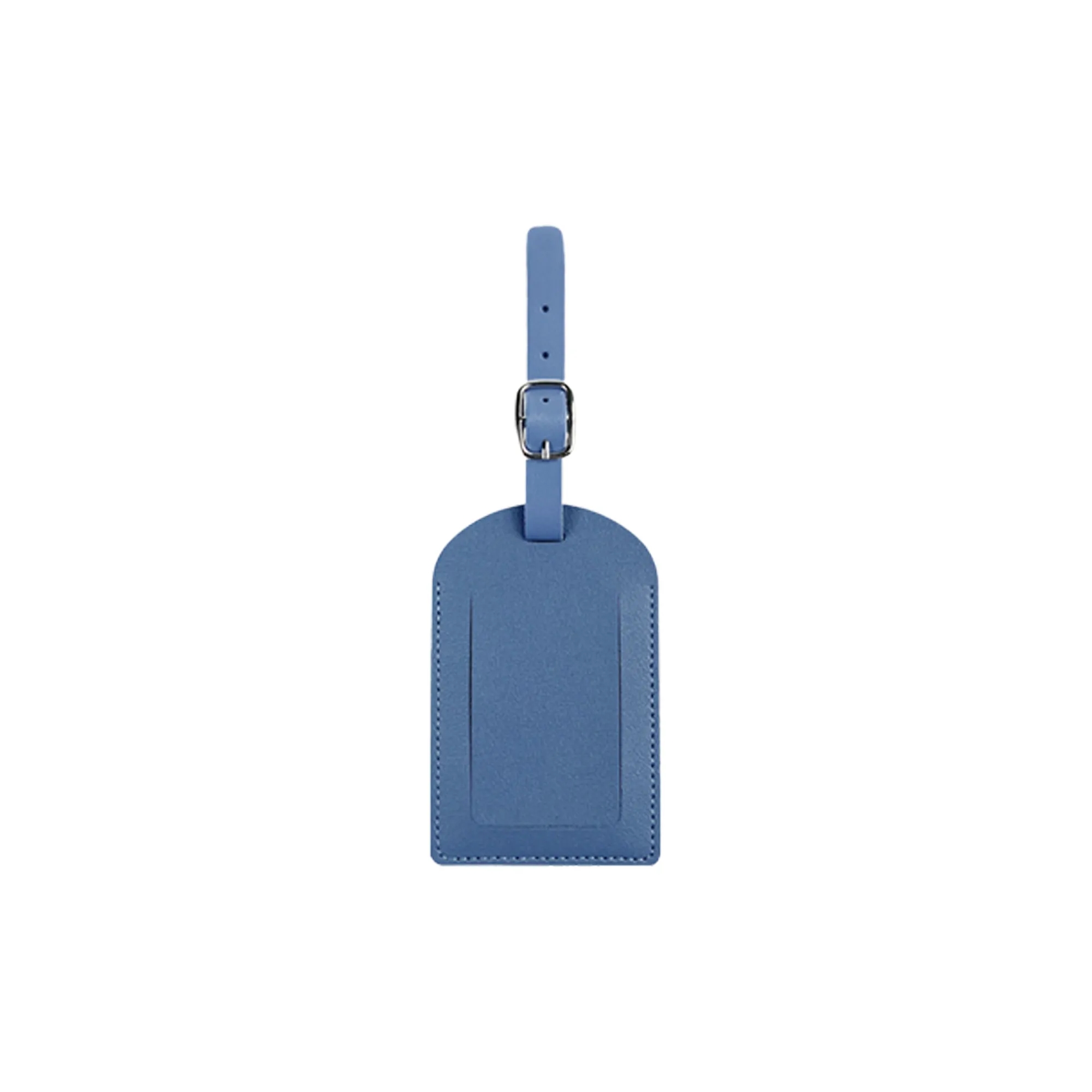 MOQ 20 Premium PU Leather Luggage Tag with Keychain 14