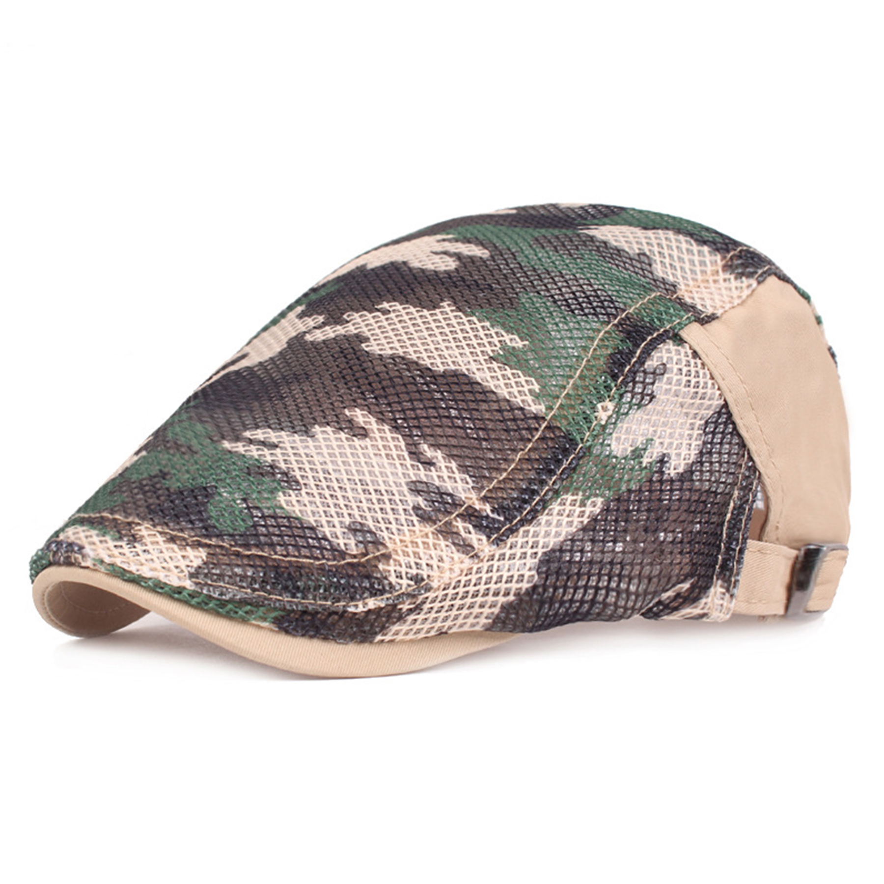 Camouflage Newsboy Flat Cap 3