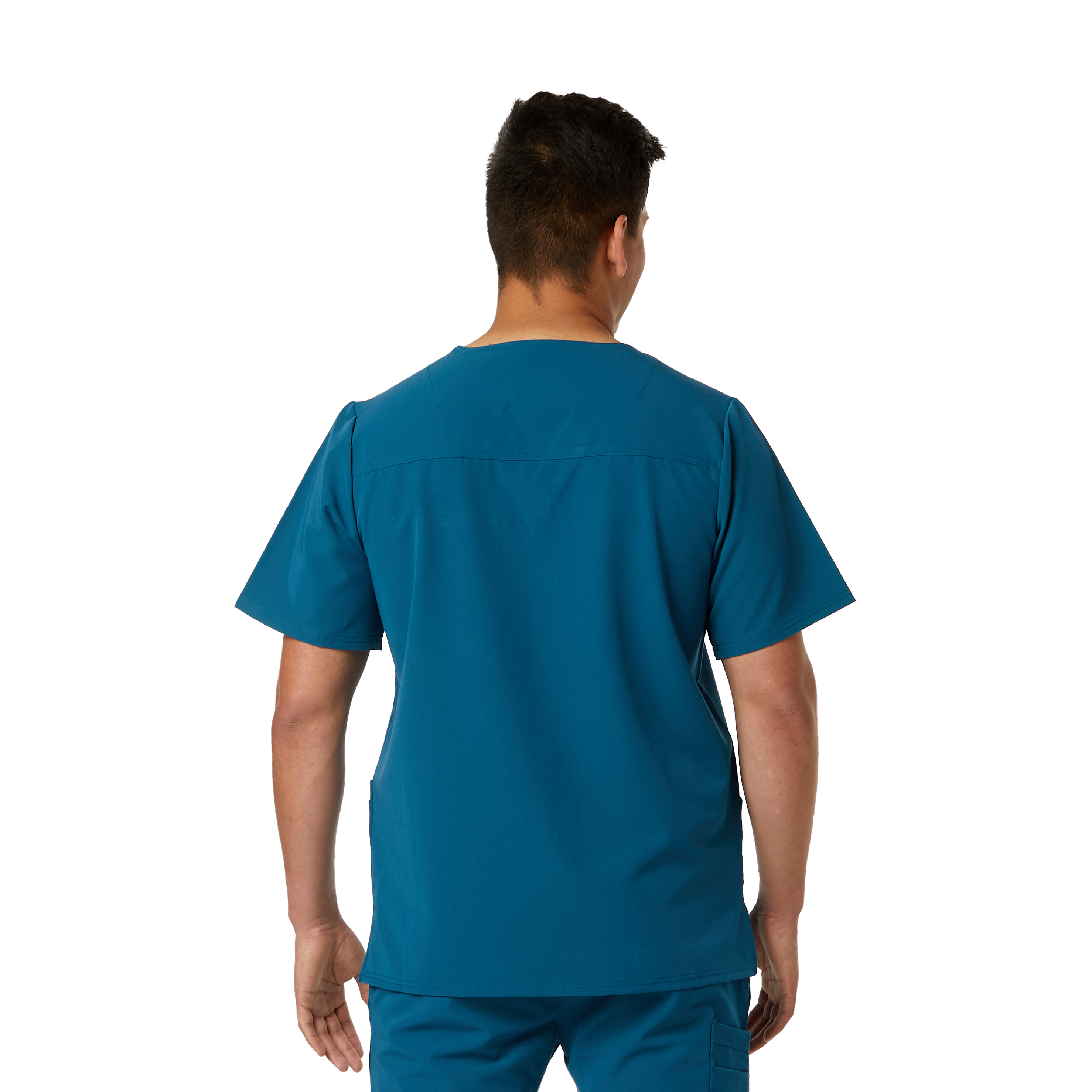 Spectrum's Mens WYND Multi-Pocket Scrub Top 5