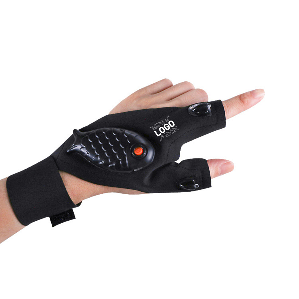 LED fishing gloves repair lighting finger light 3