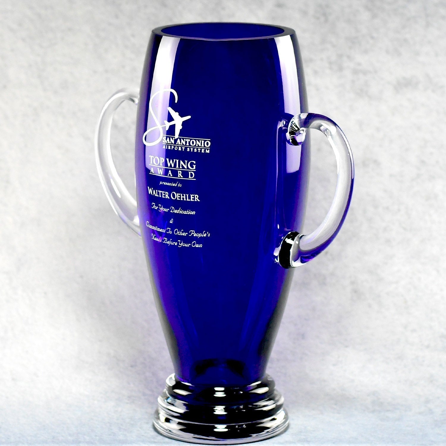 Tall Cobalt Blue Vase 4