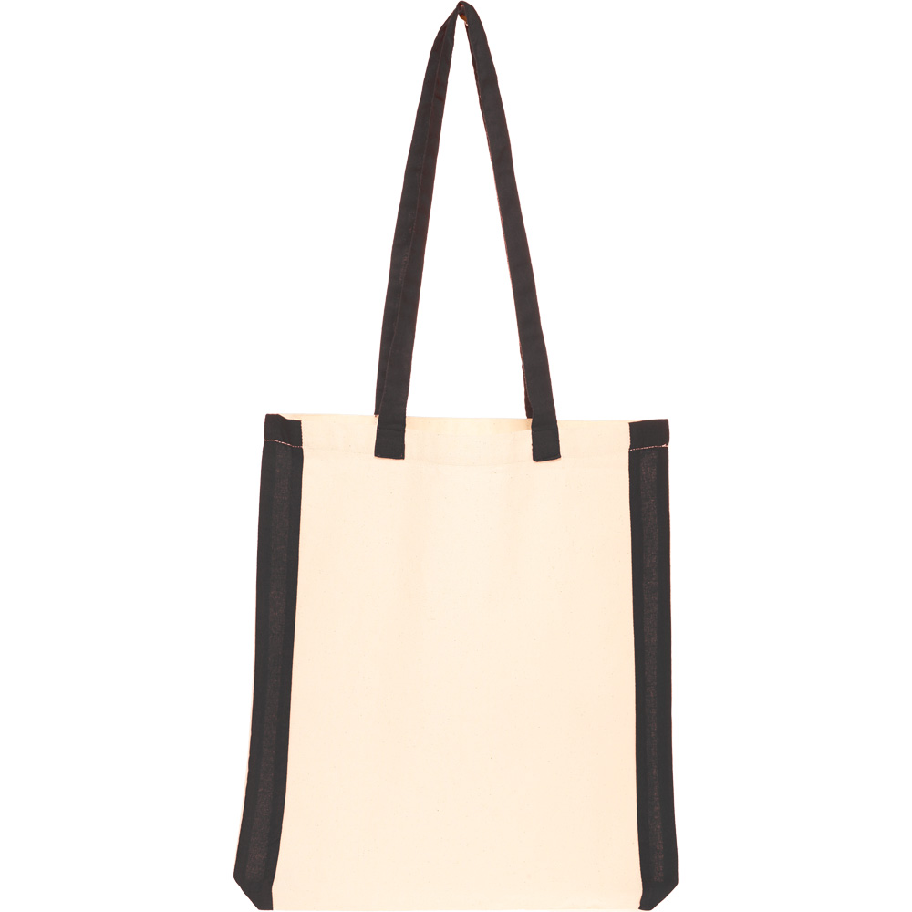 Side Stripes Cotton Tote Bags 1