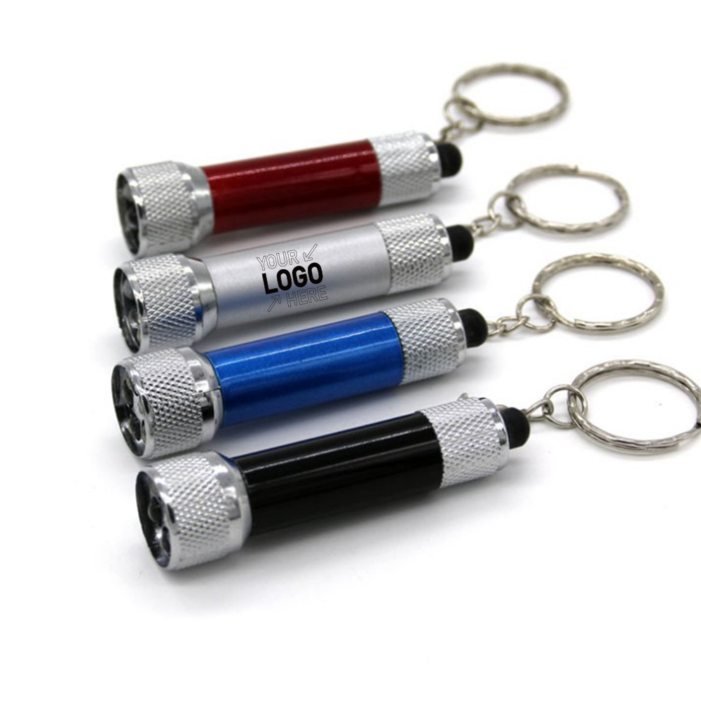 5 LED Aluminum Flashlight with Keychain 2