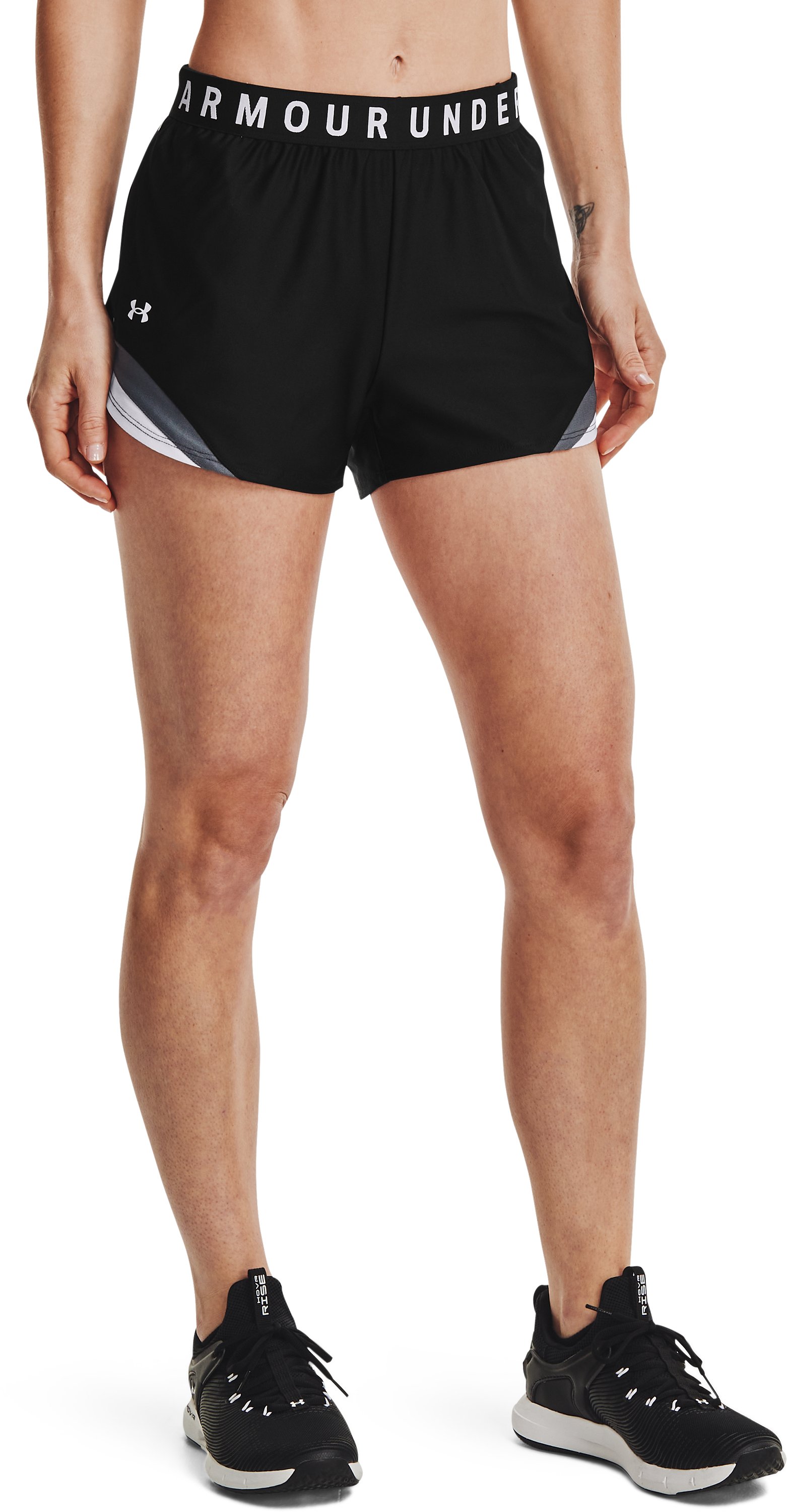 UA Play Up Tri Color Women's 3 Shorts 2