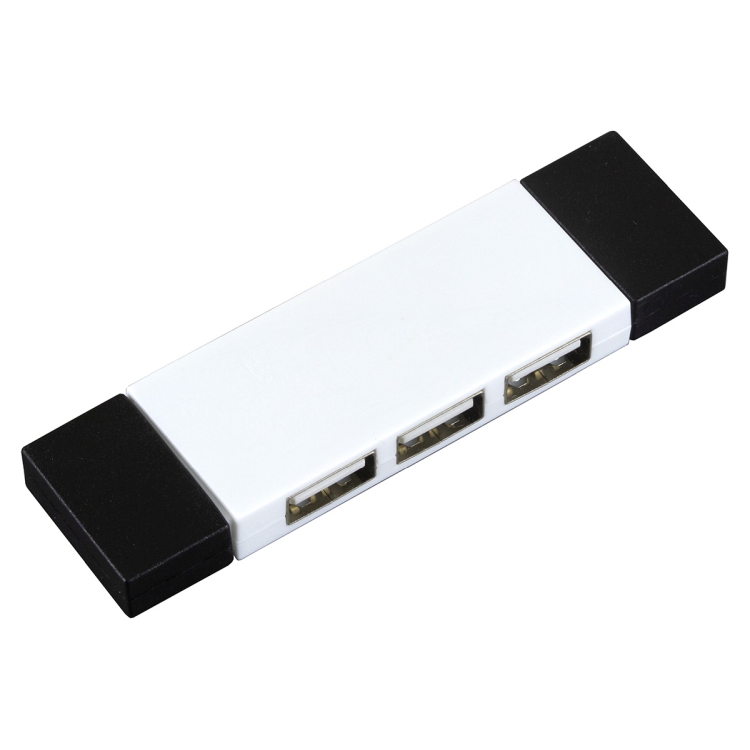 "Freedom" 2 in 1 – 3 Port Mini USB Hub with Type A & Type C Adapter 24