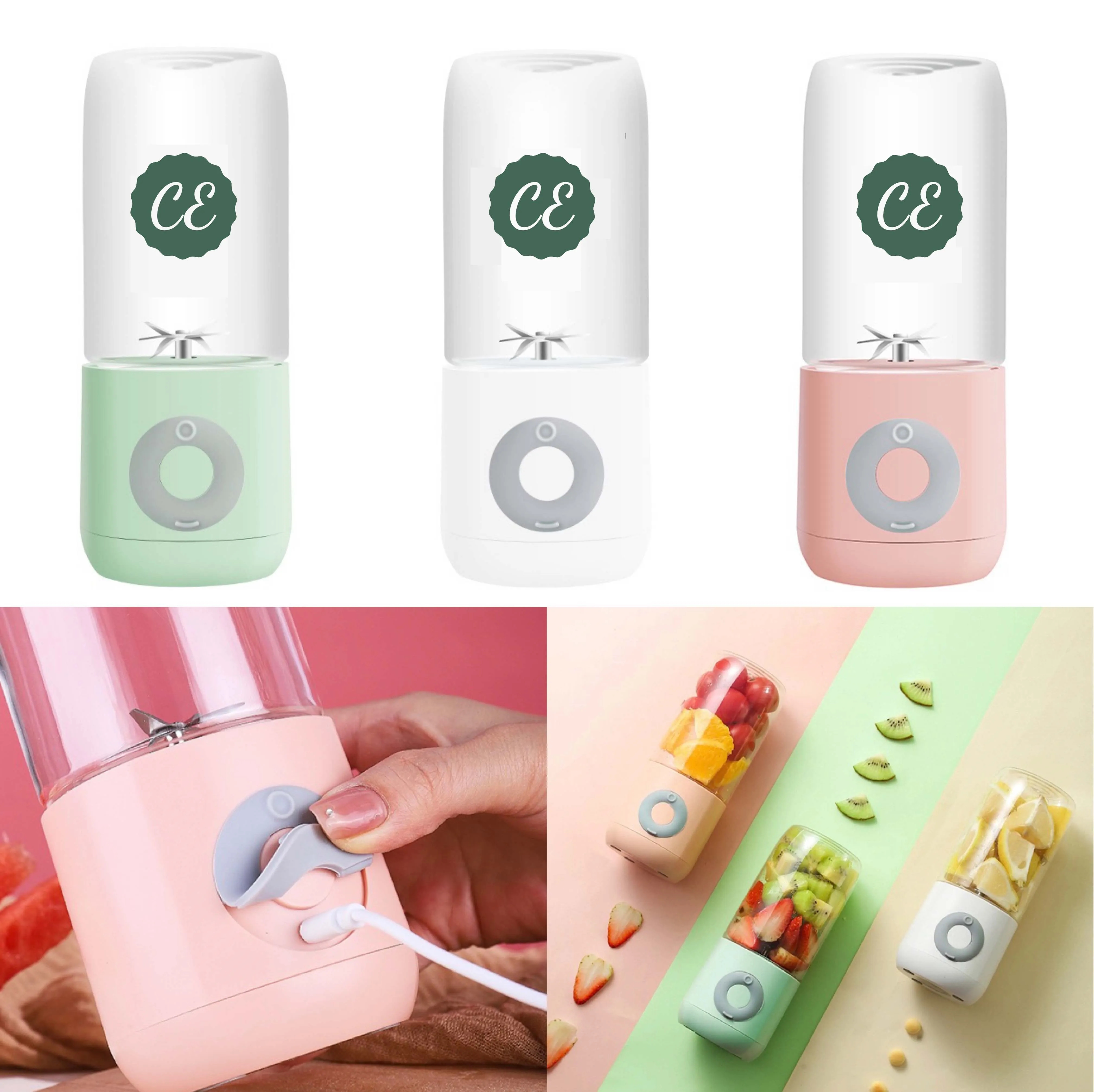 USB Rechargeable Smoothie Juicer Blender 2