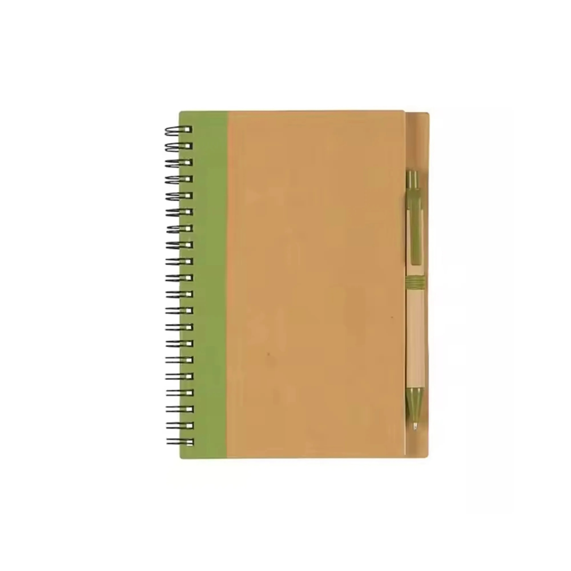 7"L x 5" Eco-friendly Spiral Notebook with Pen 10