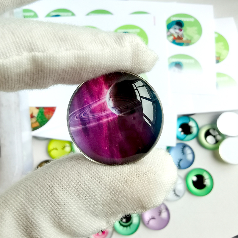 Custom Glass Crystal Fridge Magnets, custom magnet with logo imprint 3