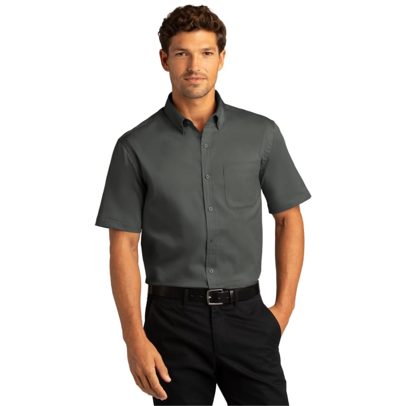 Port Authority Short Sleeve SuperPro React Twill Shirt. 79