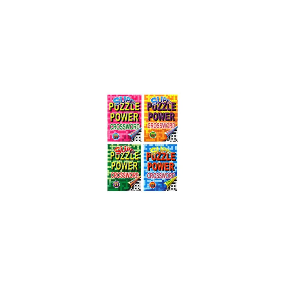 Super Puzzle Power Crossword Books - 64 pages Four Titles 2