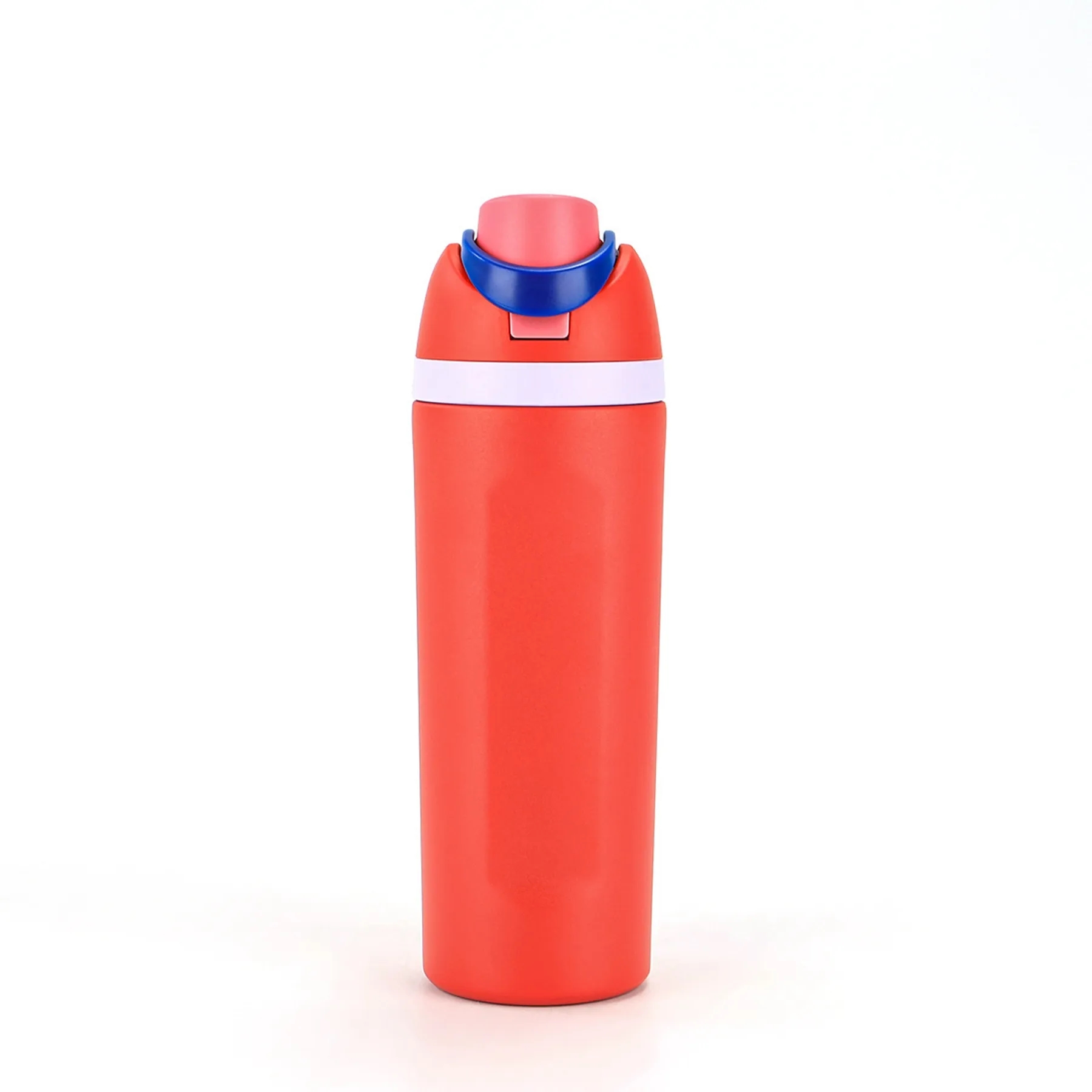 32 Oz. Leak Proof Spout Lid Water Bottle with Straw, custom water bottle with logo imprint 5