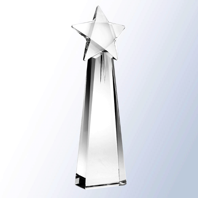 Star Goddess Optic Crystal Award - Medium