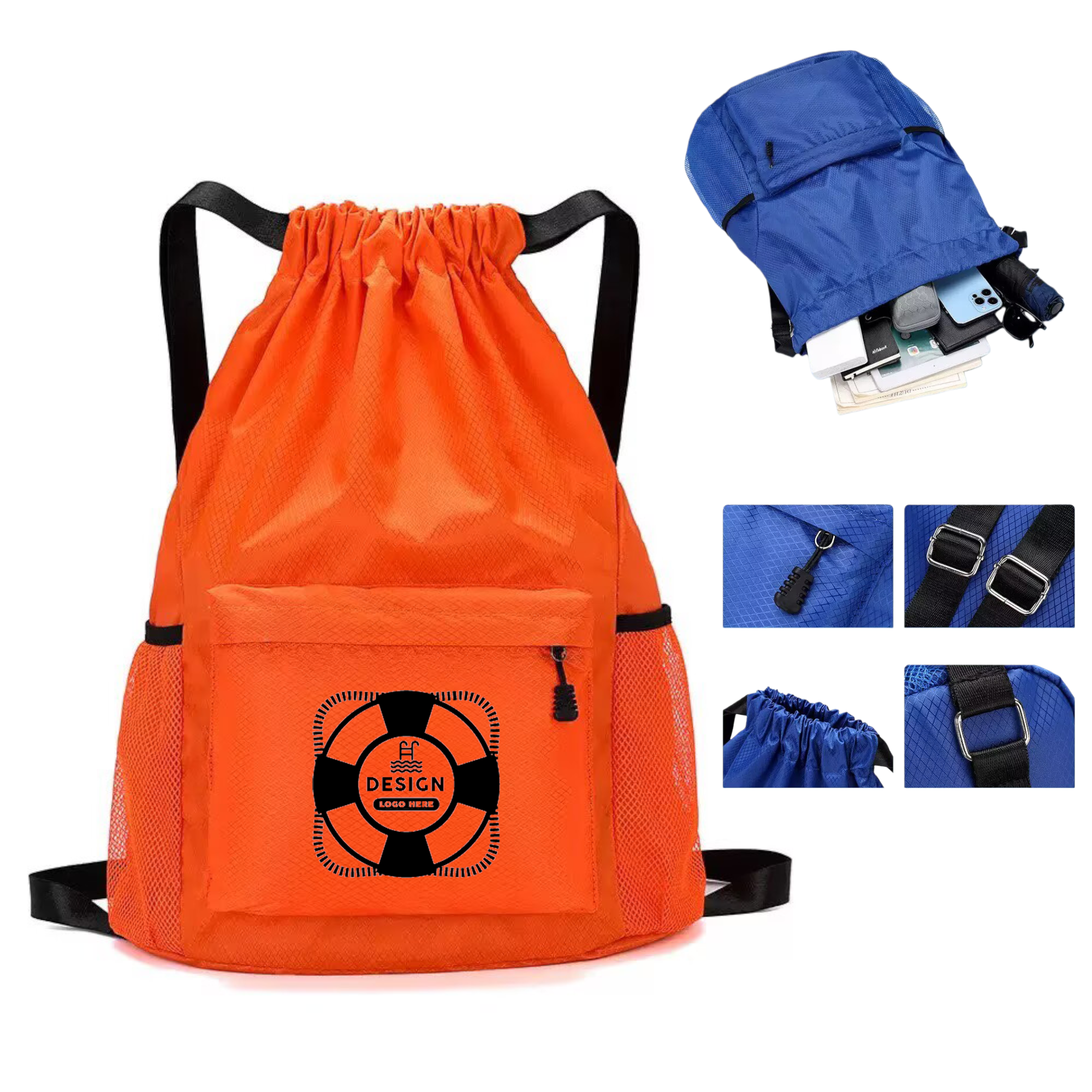 Oxford Sport Drawstring Backpack 1