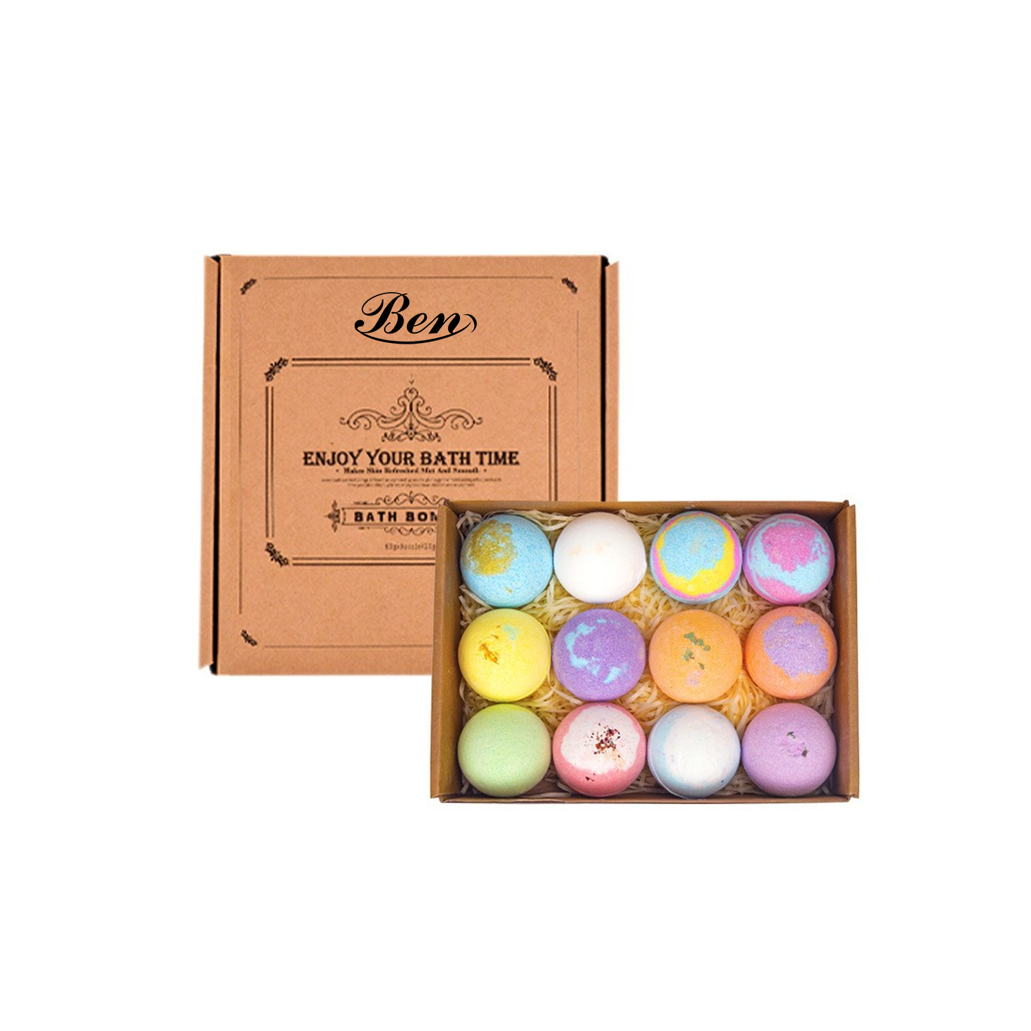 Bath Salt Balls Gift Box 5