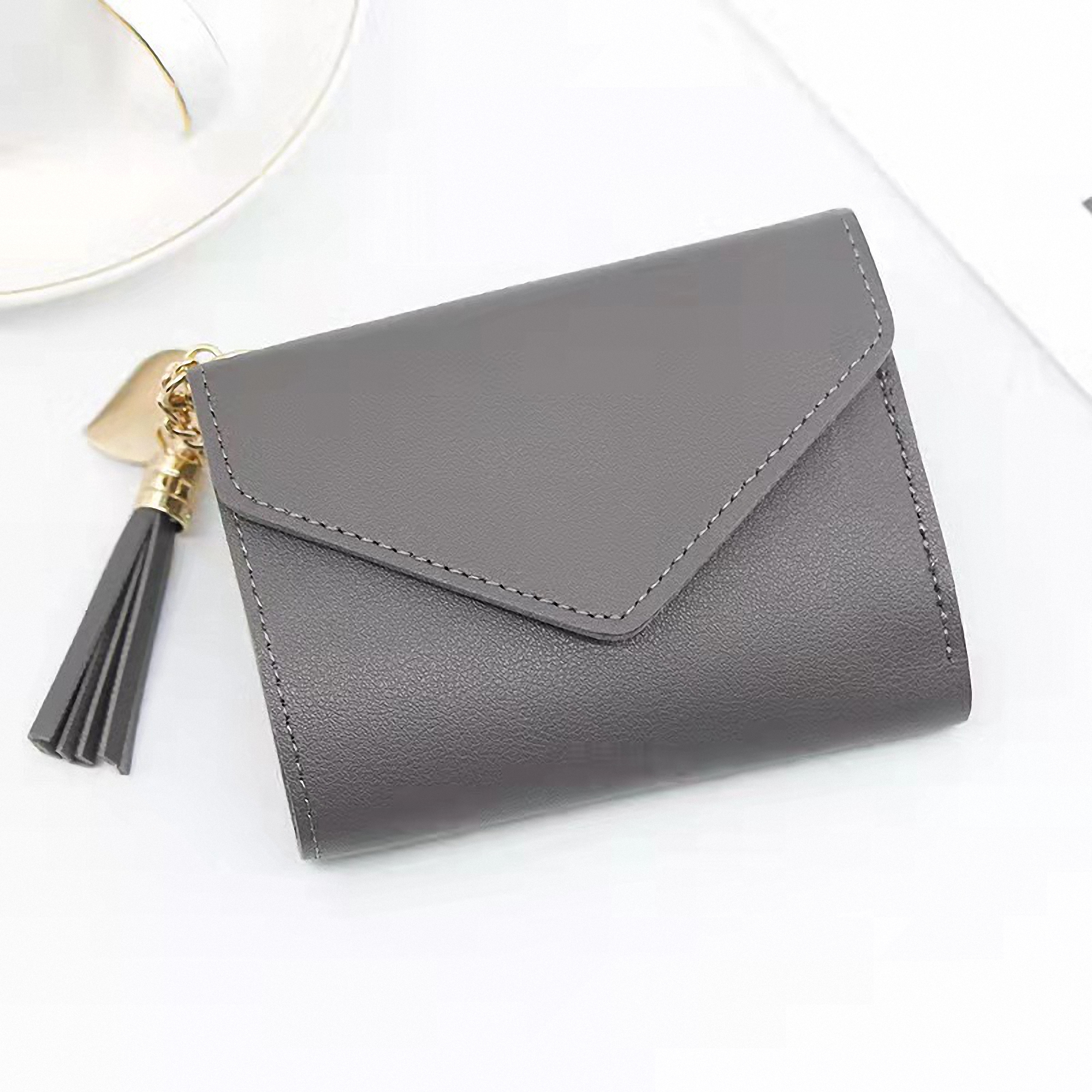 Leather Tassel Pocket Wallet 3