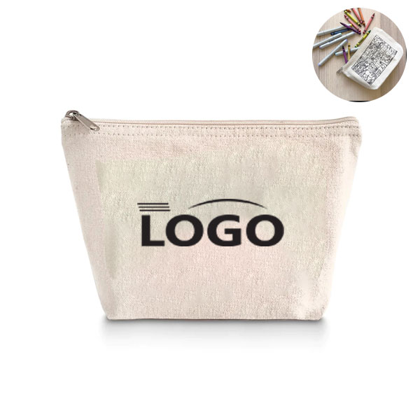 Custom Canvas Zipper Pouch 2