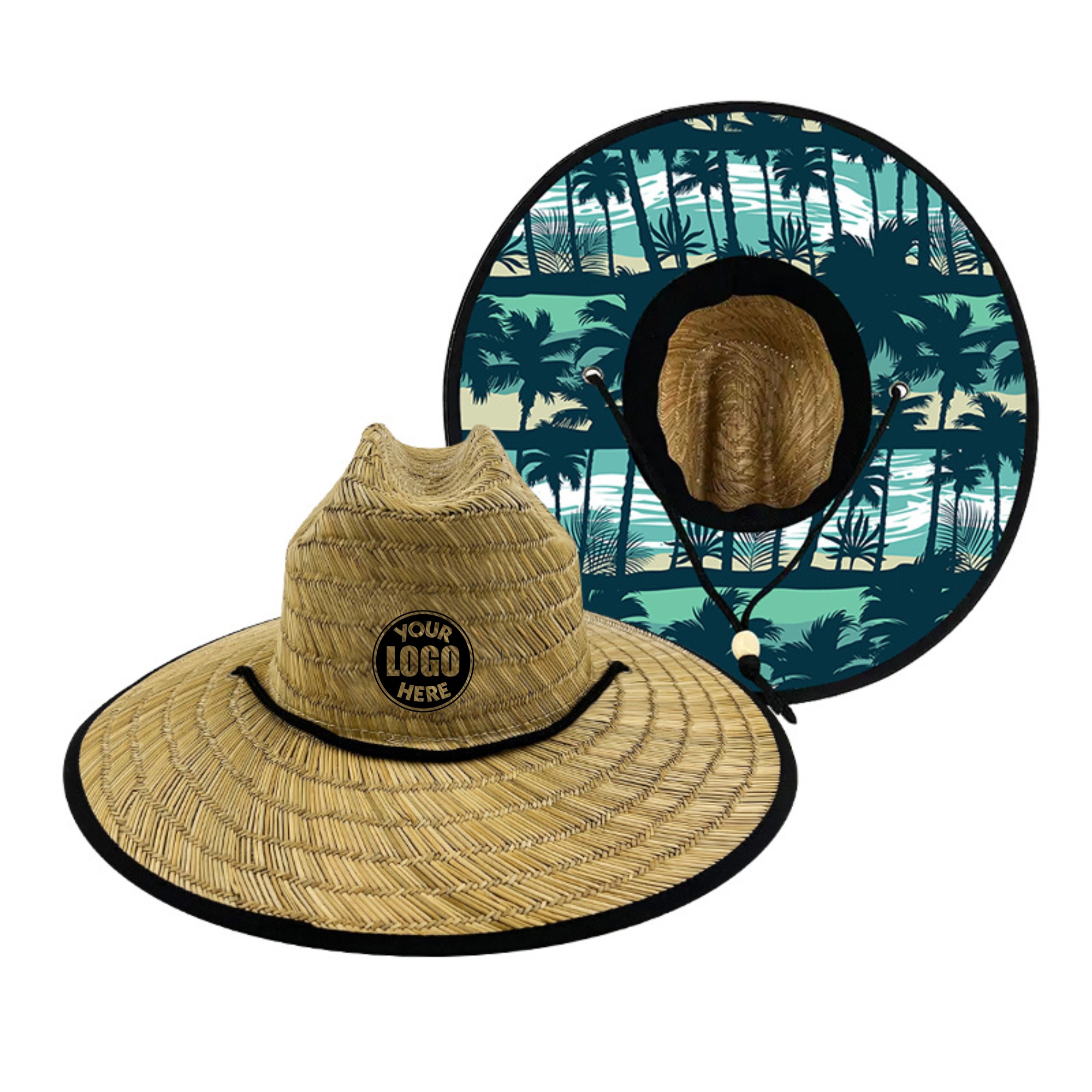 Custom Patch Straw Hat 2