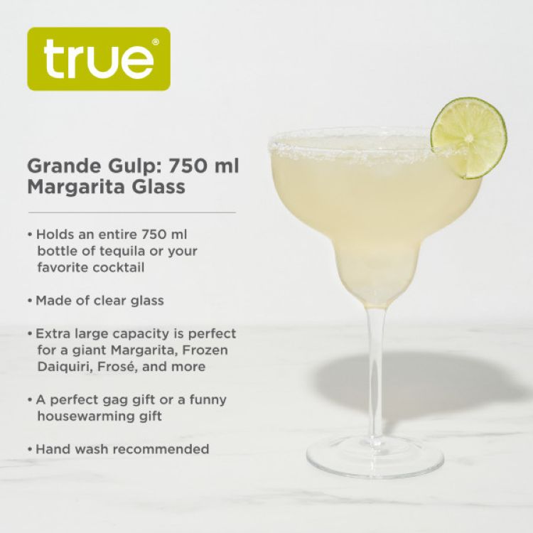 True® Grande Gulp: 750ml Margarita Glass 9