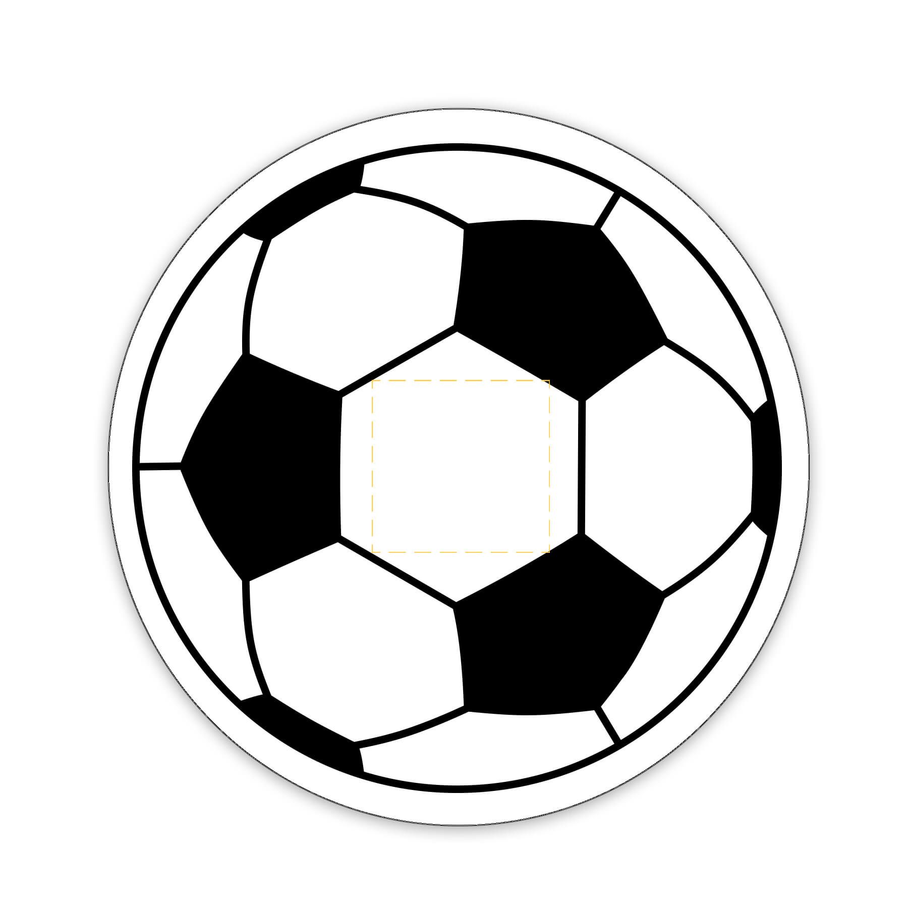 Soccer Ball Shaped NoteKeeper™ Magnet 20 Mil 6