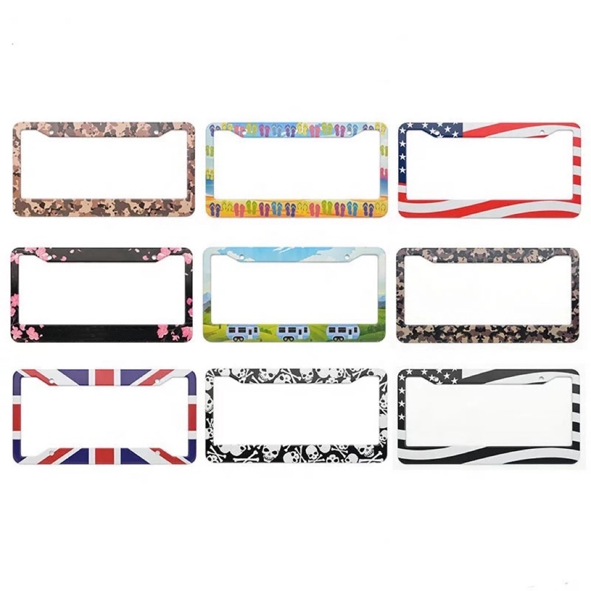 Full Color License Plate Frame 4