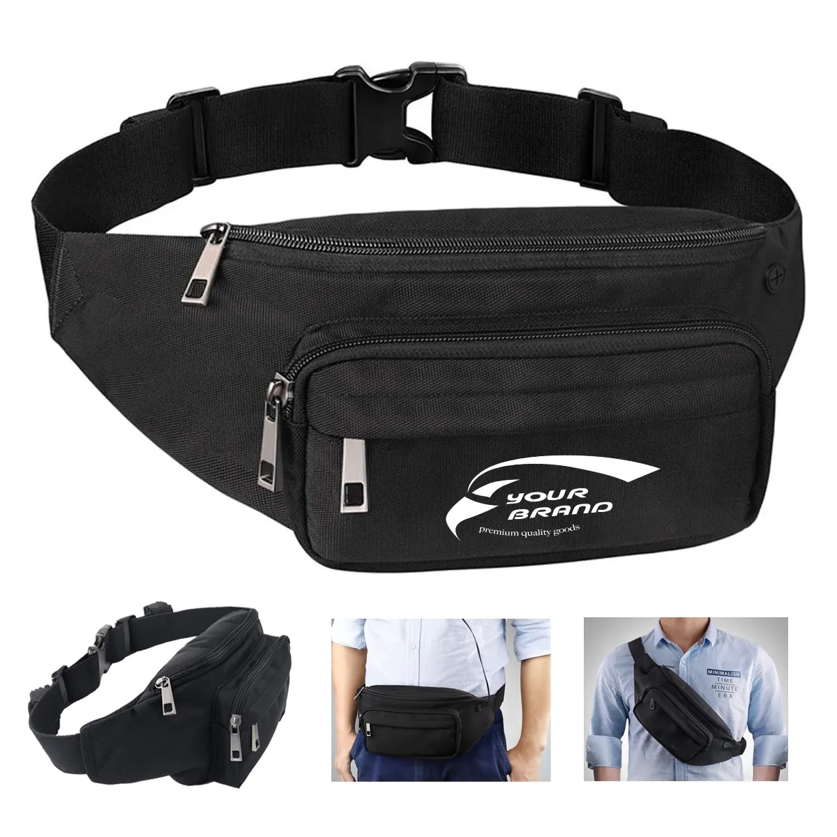 Quick Release Buckle Travel Sports Waist Fanny Pack Bag 3