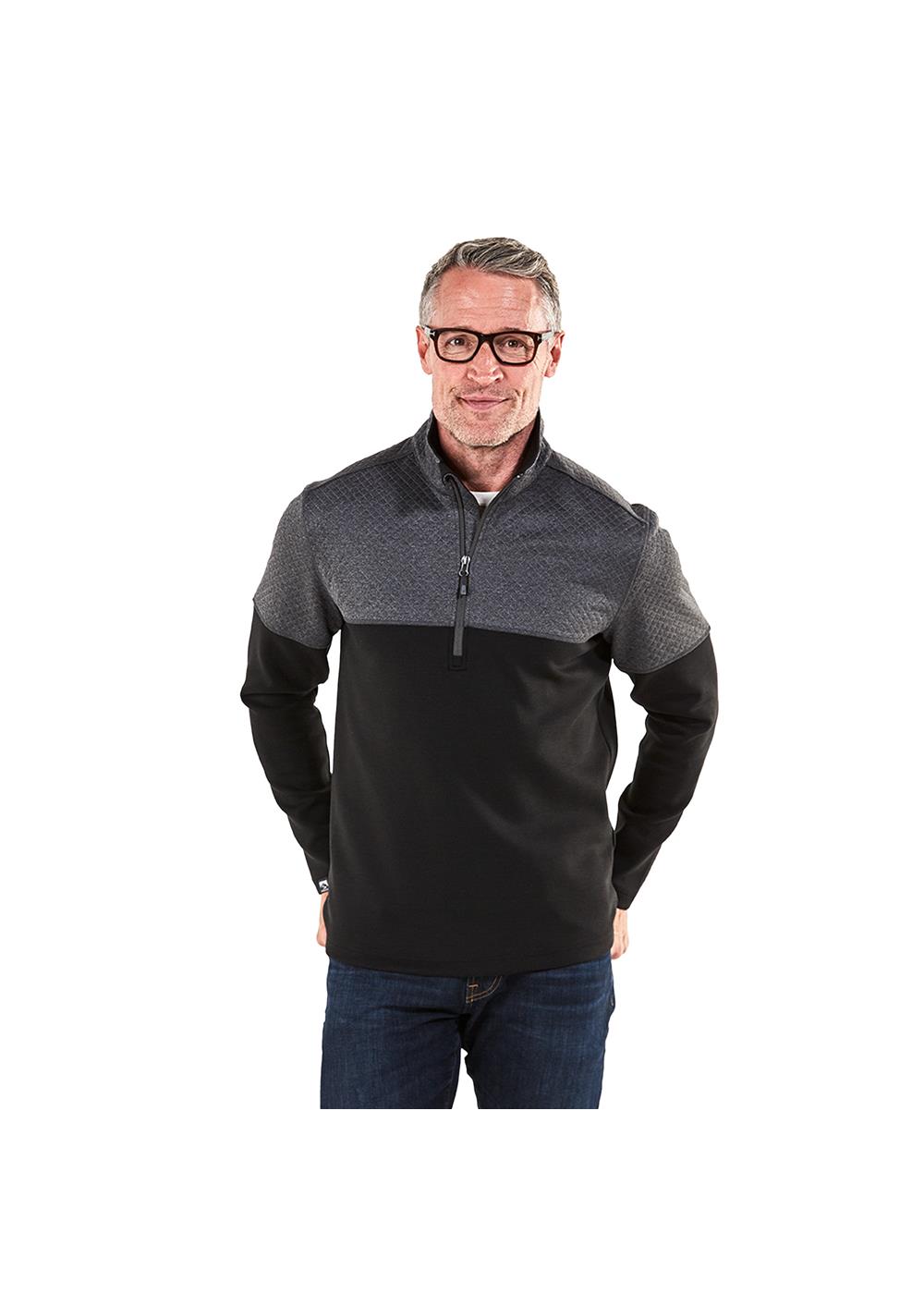 Storm Creek Men's Architect Quilted Quarter Zip 5