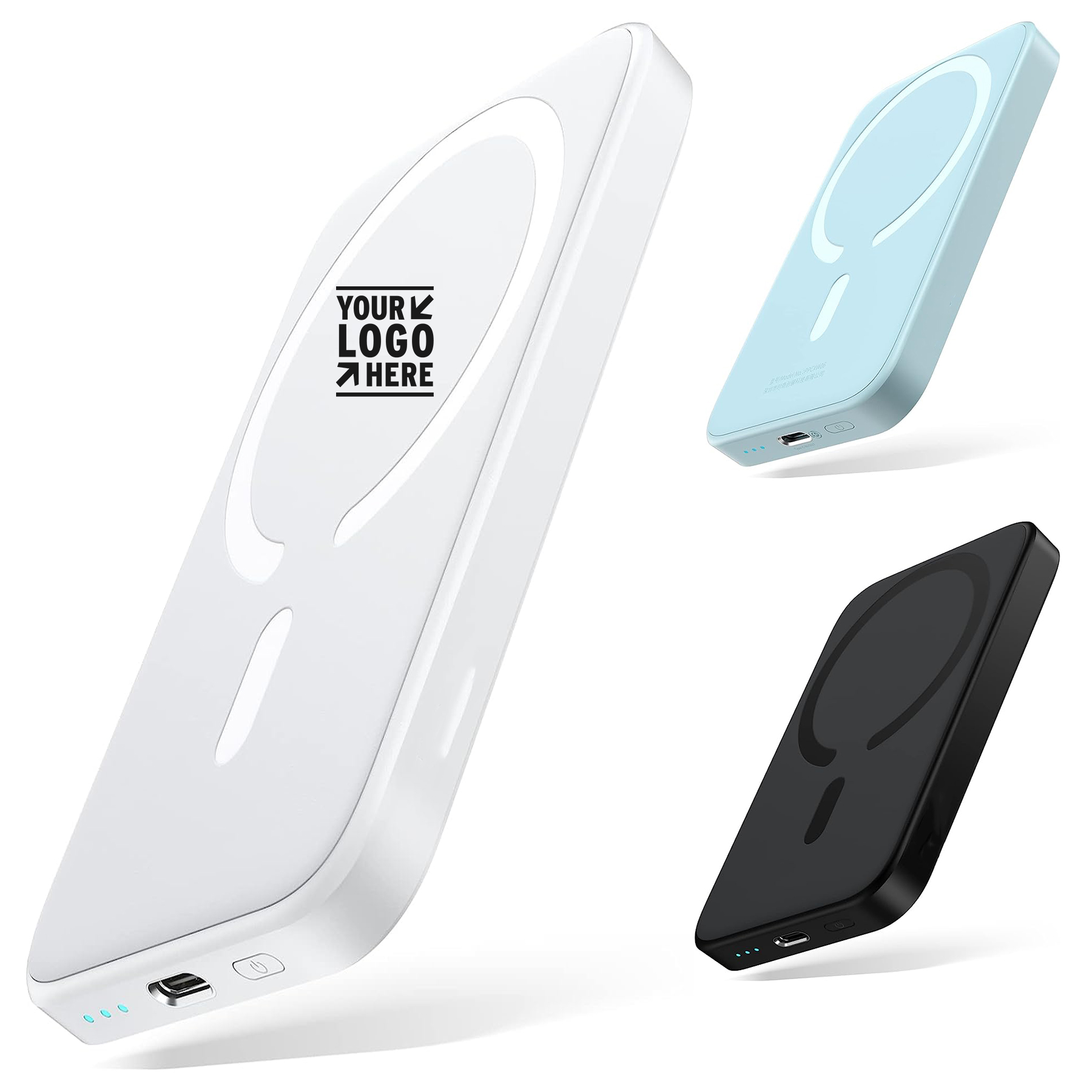 20W USB-C Cable Magnetic Power Bank Battery Pack 5000mAh Wireless Portable Charger 2