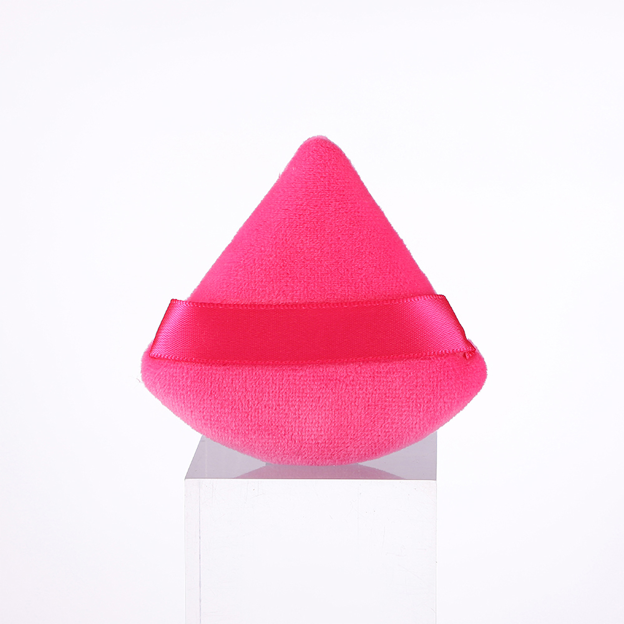 Triangle Powder Puff  Blender Sponge Makeup Velour Cosmetic 1