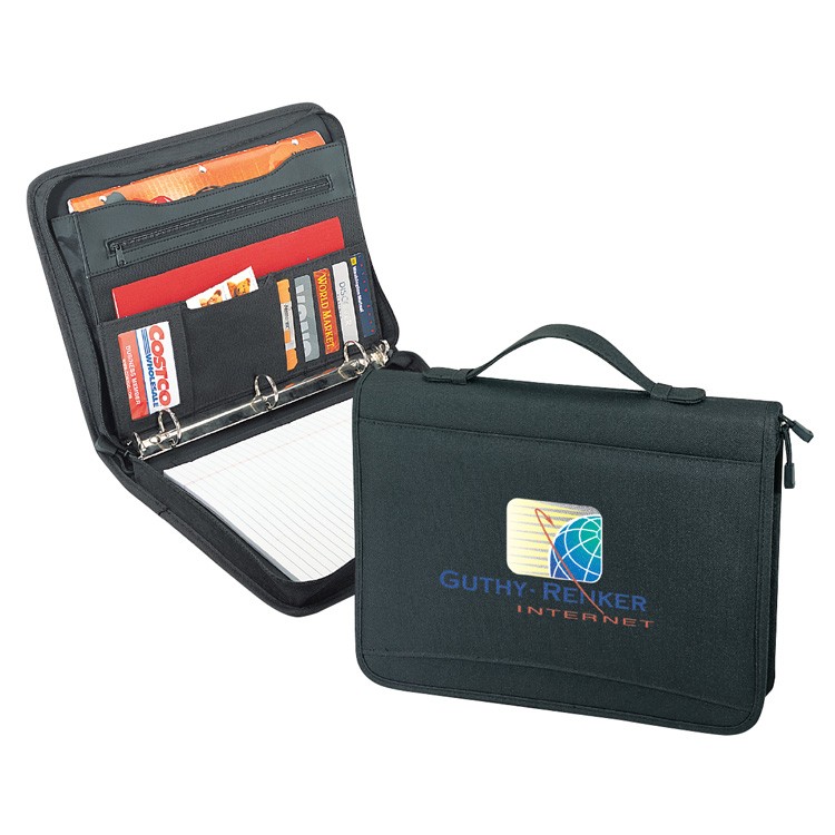 Zipper Binder Padded Portfolio 1