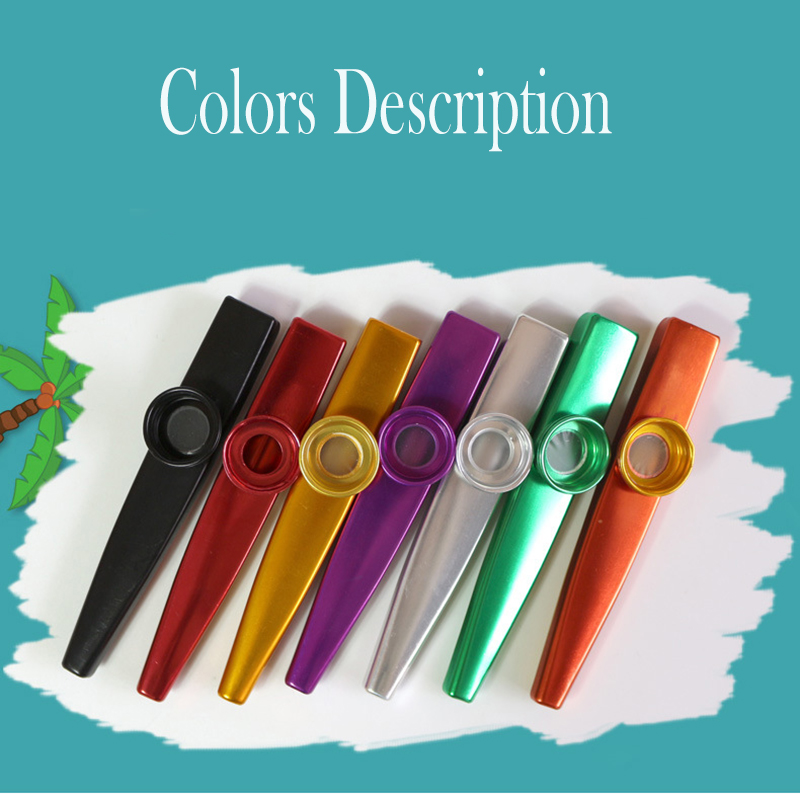 Aluminum Alloy Metal Kazoo Musical Instruments 10