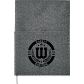 FSC® Mix 5" x 7" Canvas Pocket Refillable Notebook 20