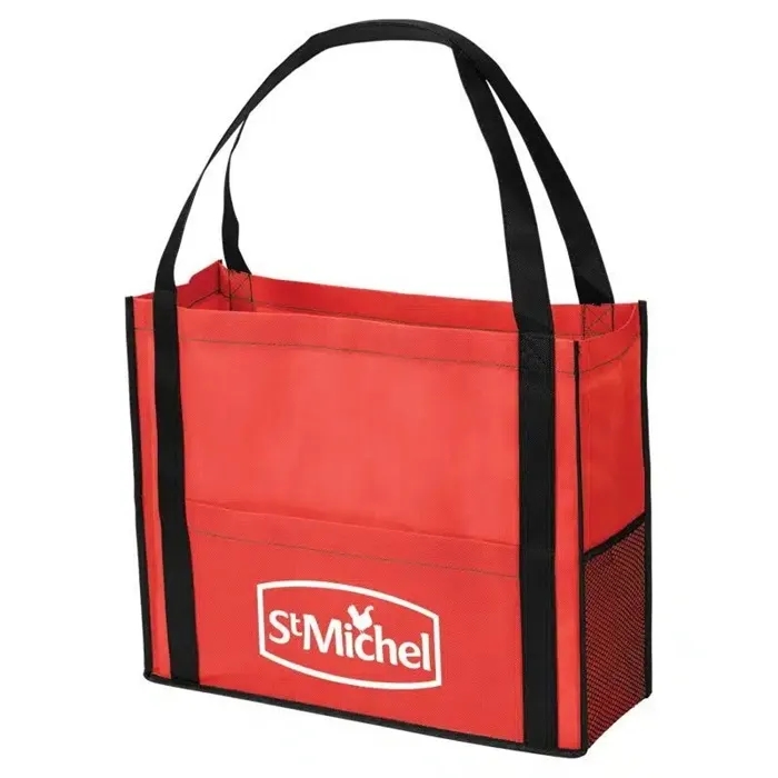 Non-Woven Tote with Mesh Pocket 3