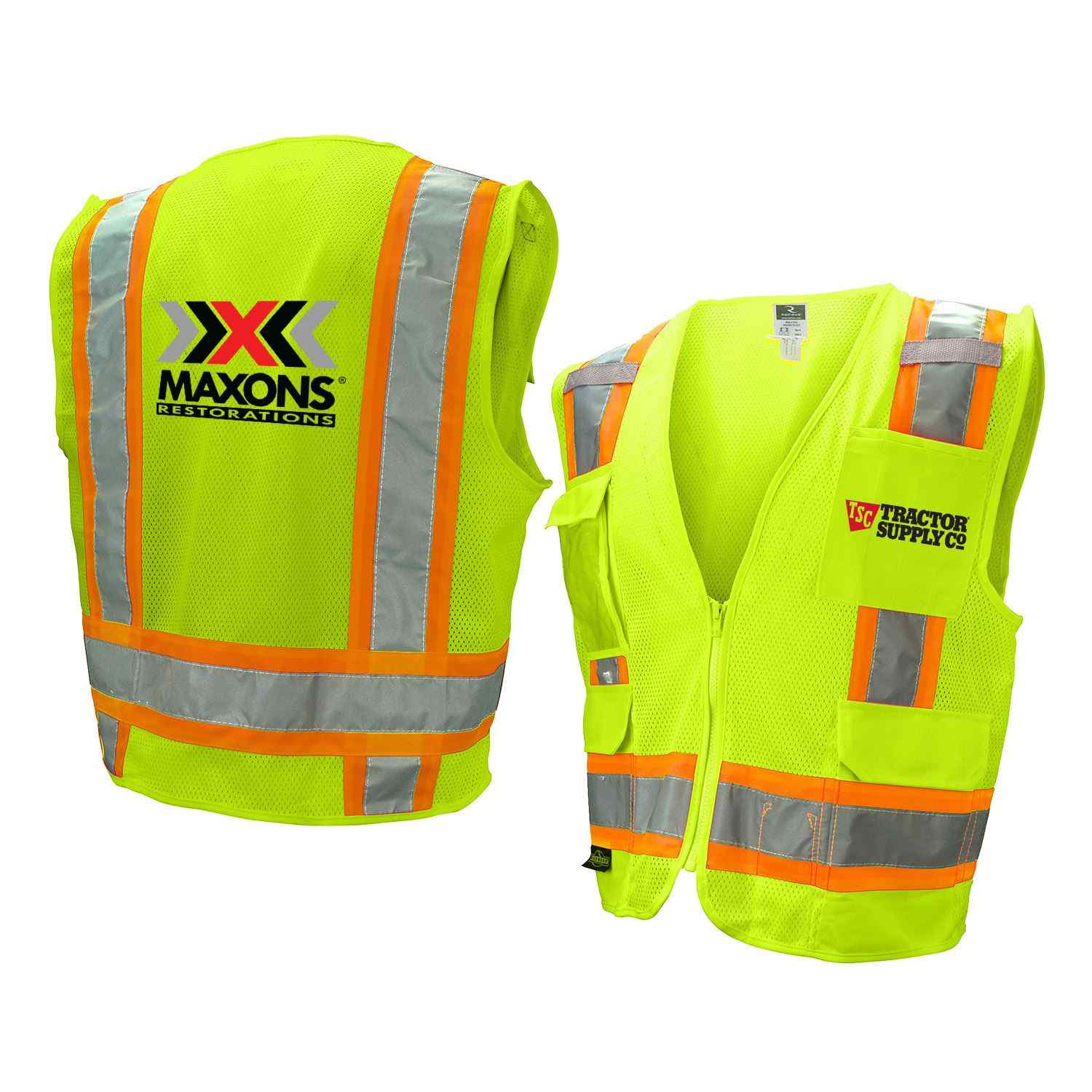 Class 2 Safety Vest With Extra Pockets 7