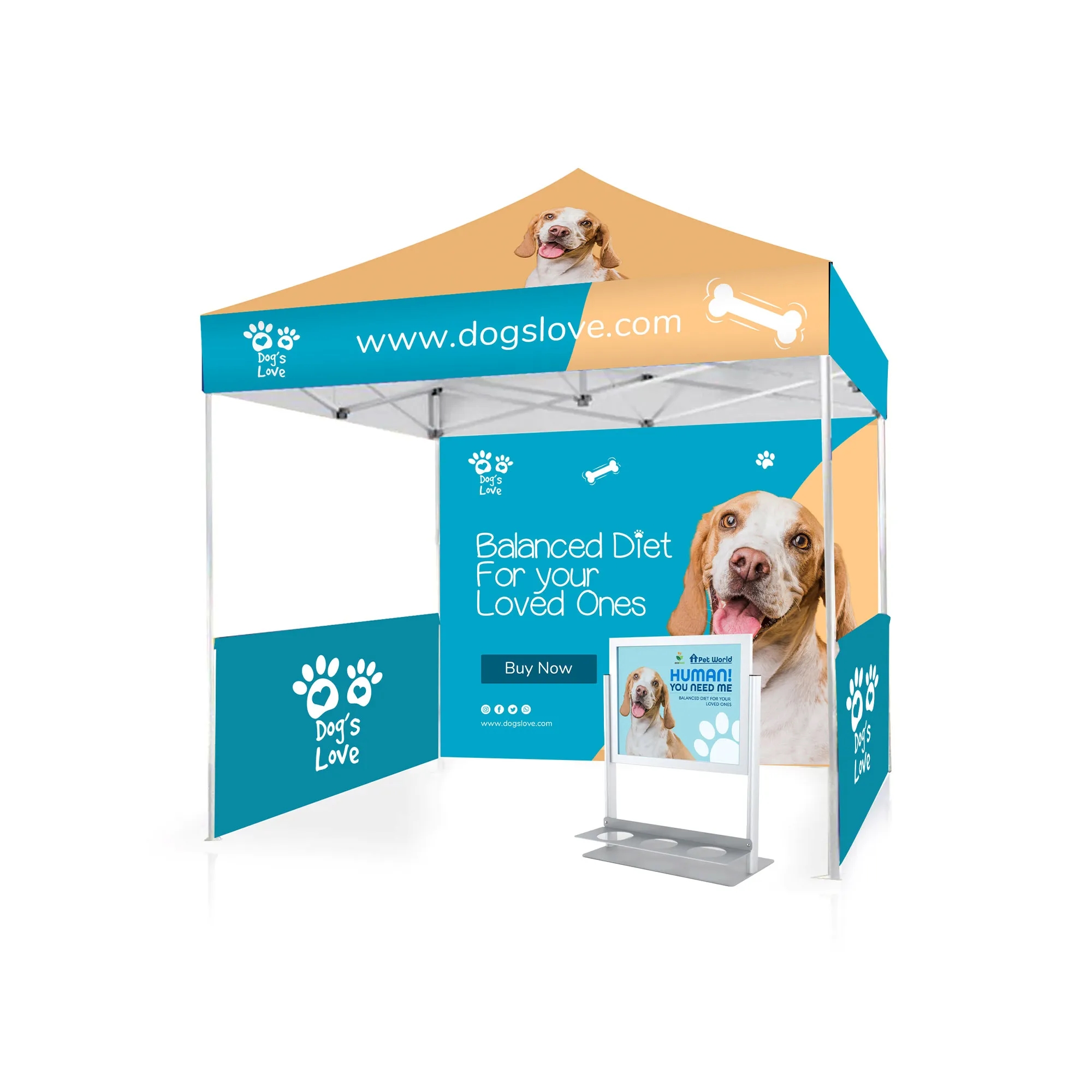 Under the Sun Pet Friendly Tent Kit 2